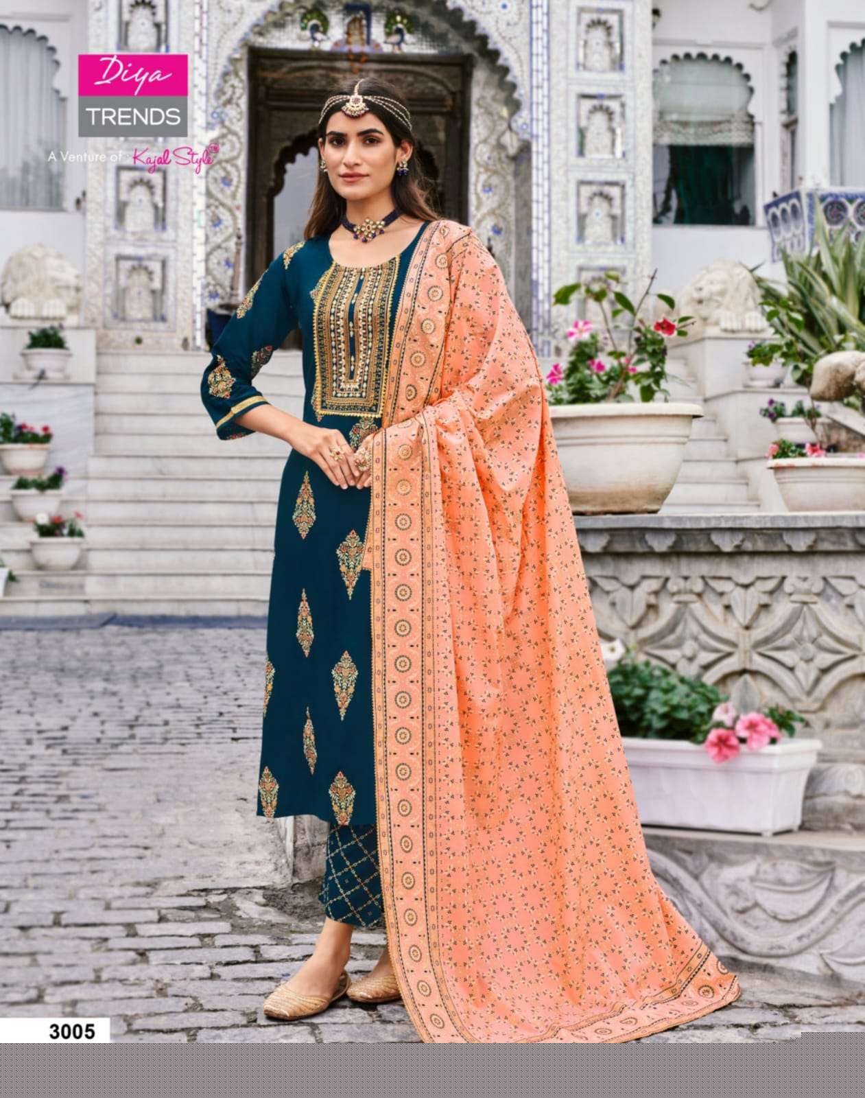 Alveera Vol-3 By Diya Trends 3001 To 3008 Series Beautiful Stylish Suits Fancy Colorful Casual Wear & Ethnic Wear & Ready To Wear Rayon Print Dresses At Wholesale Price