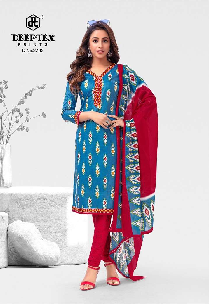 Chief Guest Vol-27 By Deeptex 2701 To 2715 Series Beautiful Stylish Suits Fancy Colorful Casual Wear & Ethnic Wear & Ready To Wear Heavy Lawn Cotton Printed Dresses At Wholesale Price