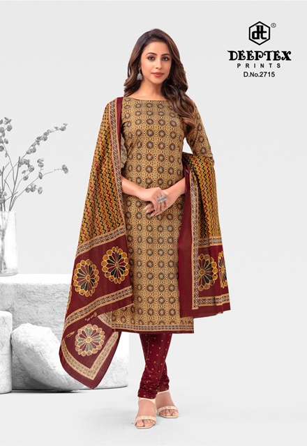 Chief Guest Vol-27 By Deeptex 2701 To 2715 Series Beautiful Stylish Suits Fancy Colorful Casual Wear & Ethnic Wear & Ready To Wear Heavy Lawn Cotton Printed Dresses At Wholesale Price