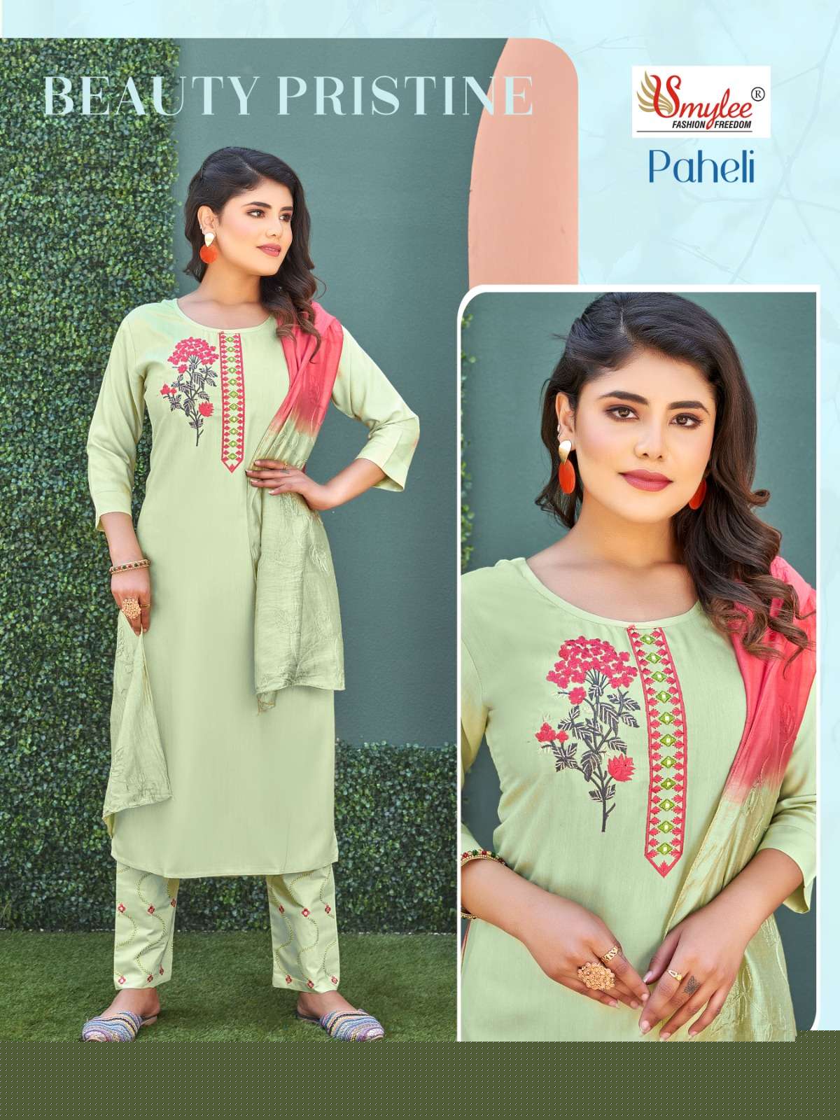 Paheli By Smylee 1001 To 1008 Series Festive Suits Beautiful Fancy Colorful Stylish Party Wear & Occasional Wear Silk Embroidered Dresses At Wholesale Price