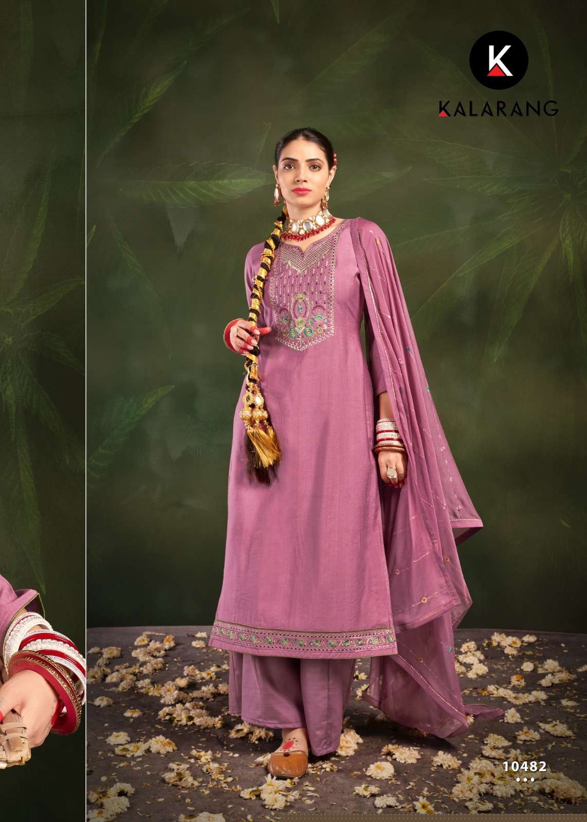 Kullpi By Kalarang 10481 To 10484 Series Designer Festive Suits Collection Beautiful Stylish Fancy Colorful Party Wear & Occasional Wear Pure Cotton Silk Dresses At Wholesale Price