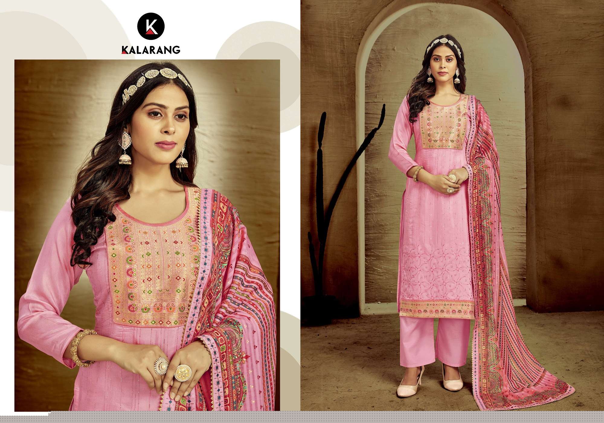 Chameli By Kalarang 10581 To 10584 Series Beautiful Stylish Suits Fancy Colorful Casual Wear & Ethnic Wear & Ready To Wear Pure Muslin Dresses At Wholesale Price