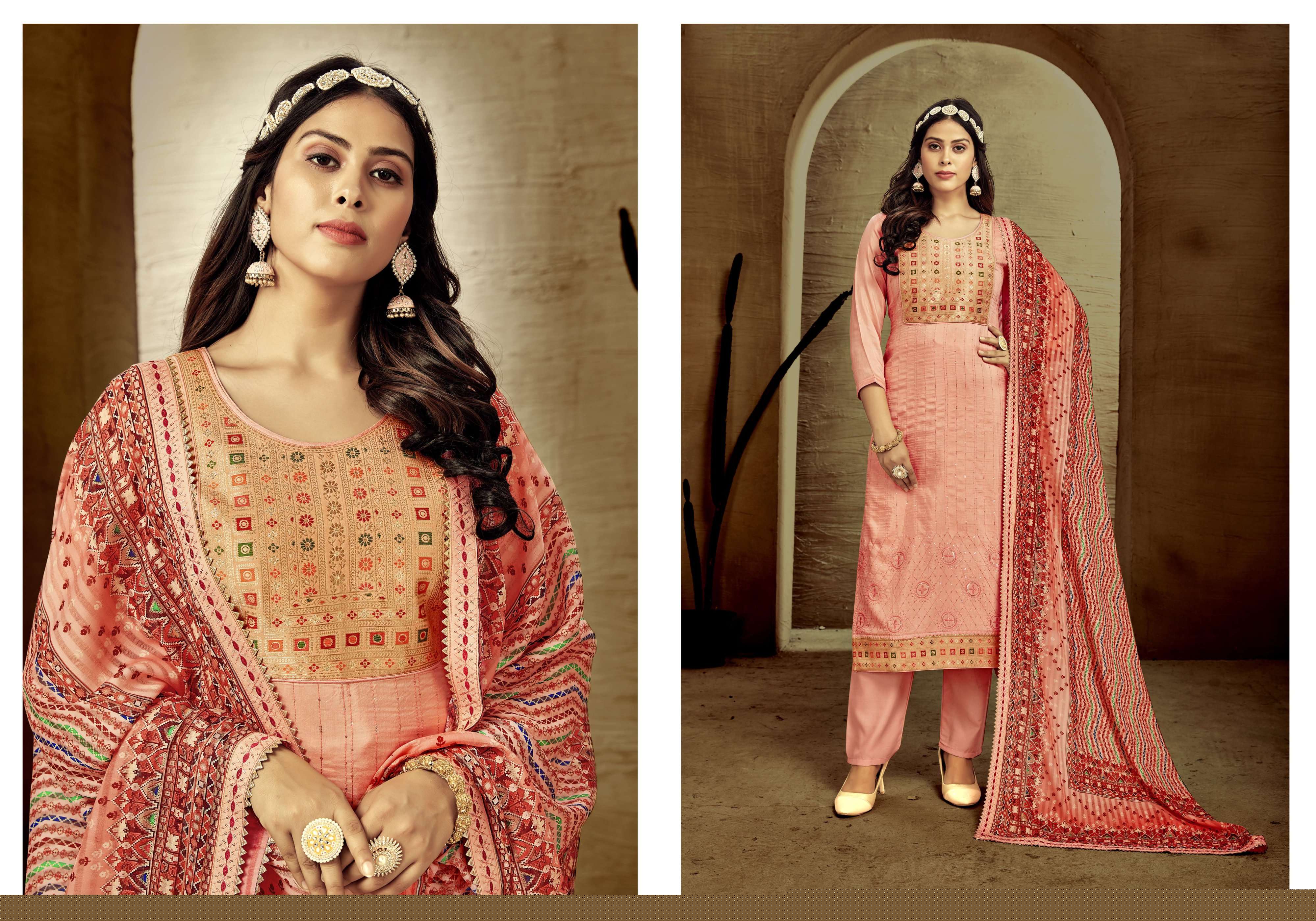 Chameli By Kalarang 10581 To 10584 Series Beautiful Stylish Suits Fancy Colorful Casual Wear & Ethnic Wear & Ready To Wear Pure Muslin Dresses At Wholesale Price