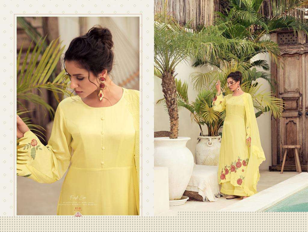 Raazi By Aiqa 01 To 06 Series Beautiful Festive Suits Colorful Stylish Fancy Casual Wear & Ethnic Wear Pure Bemberg Silk Dresses At Wholesale Price
