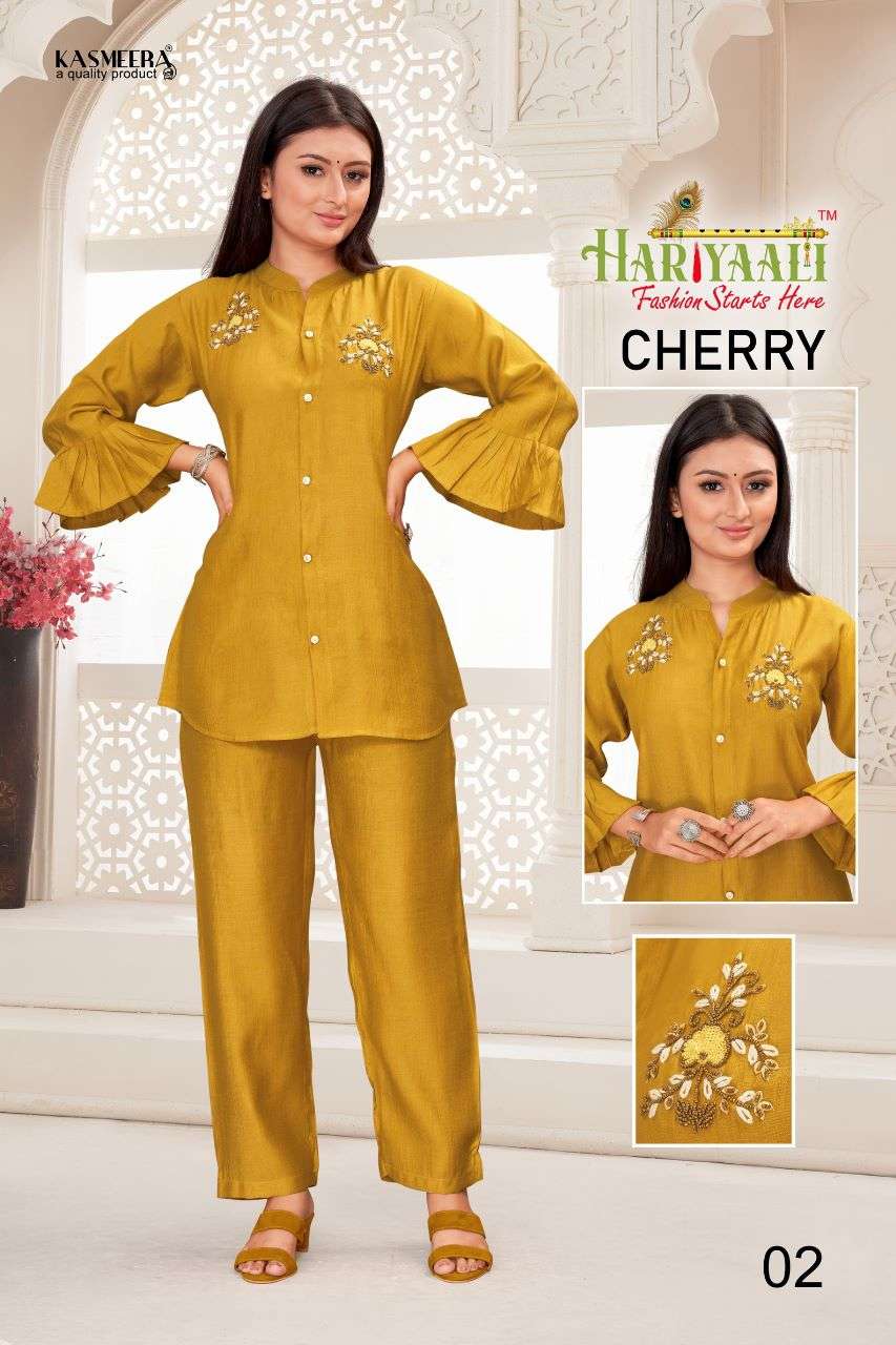Cherry By Hariyaali 01 To 06 Series Beautiful Stylish Fancy Colorful Casual Wear & Ethnic Wear Silk Tops With Bottom At Wholesale Price