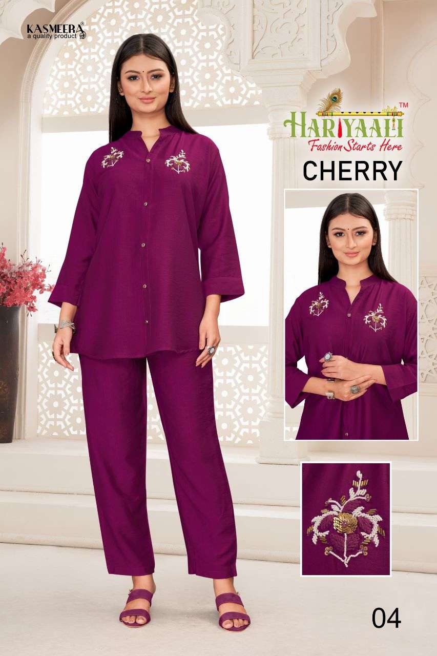 Cherry By Hariyaali 01 To 06 Series Beautiful Stylish Fancy Colorful Casual Wear & Ethnic Wear Silk Tops With Bottom At Wholesale Price