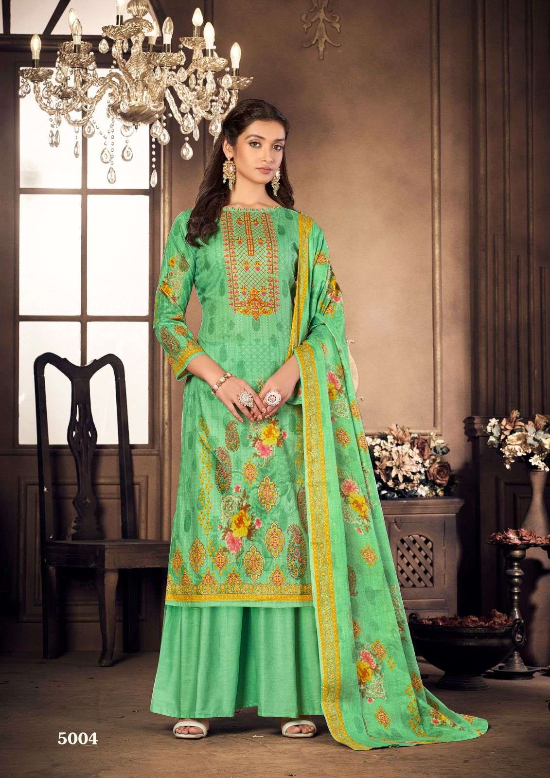 Riana Vol-5 By Yashika Trends 5001 To 5010 Series Beautiful Suits Colorful Stylish Fancy Casual Wear & Ethnic Wear Pure Lawn Print Dresses At Wholesale Price