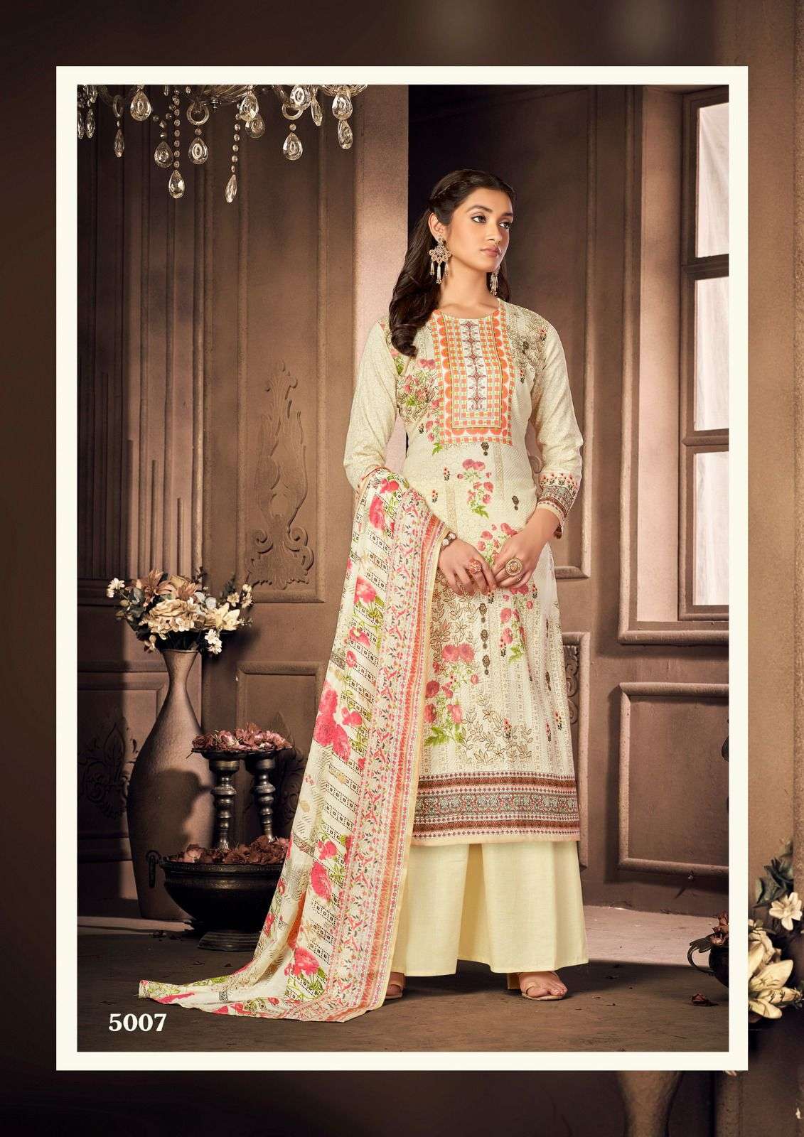 Riana Vol-5 By Yashika Trends 5001 To 5010 Series Beautiful Suits Colorful Stylish Fancy Casual Wear & Ethnic Wear Pure Lawn Print Dresses At Wholesale Price