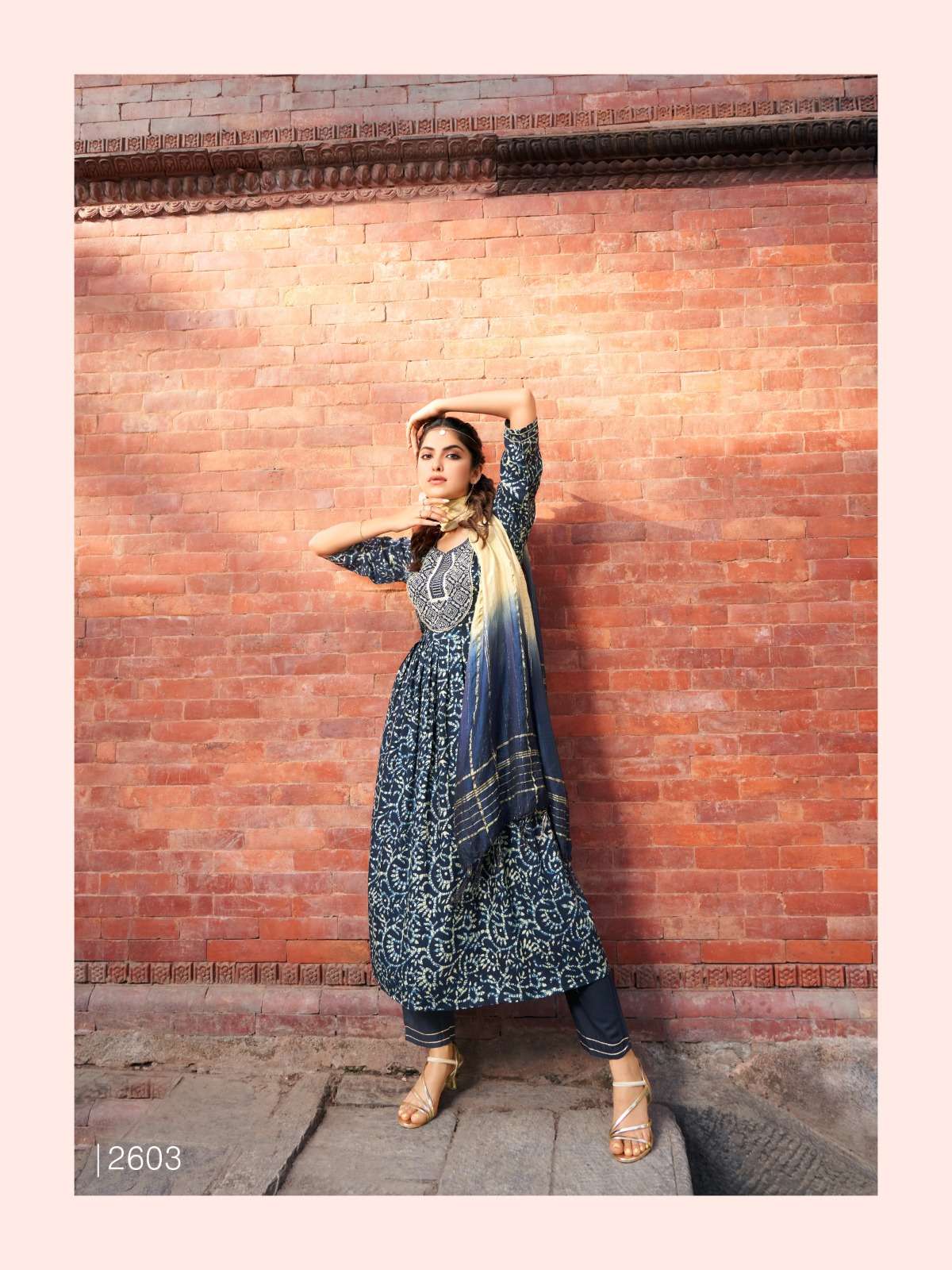Naira Queen Vol-3 By Wanna 2601 To 2603 Series Designer Festive Suits Beautiful Fancy Colorful Stylish Party Wear & Occasional Wear Viscose Rayon Dresses At Wholesale Price