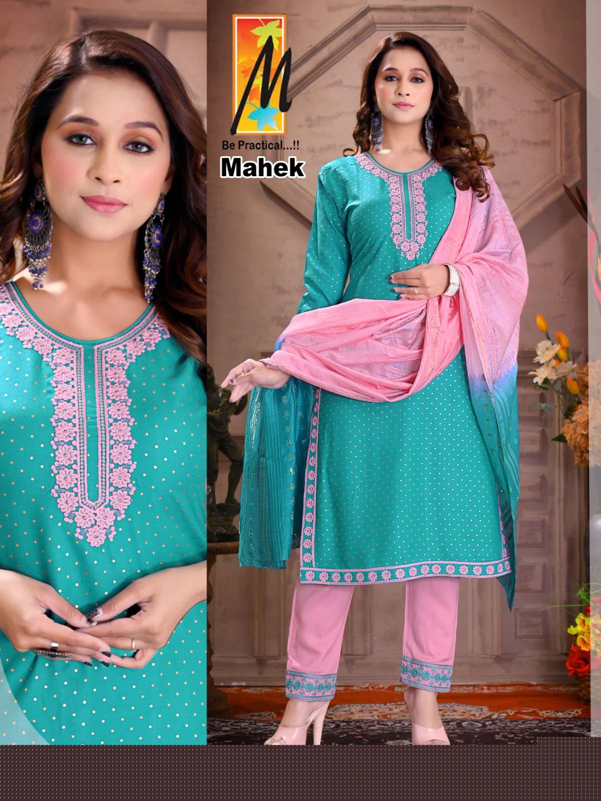 Mahek By Master 01 To 08 Series Beautiful Stylish Suits Fancy Colorful Casual Wear & Ethnic Wear & Ready To Wear Rayon Dresses At Wholesale Price