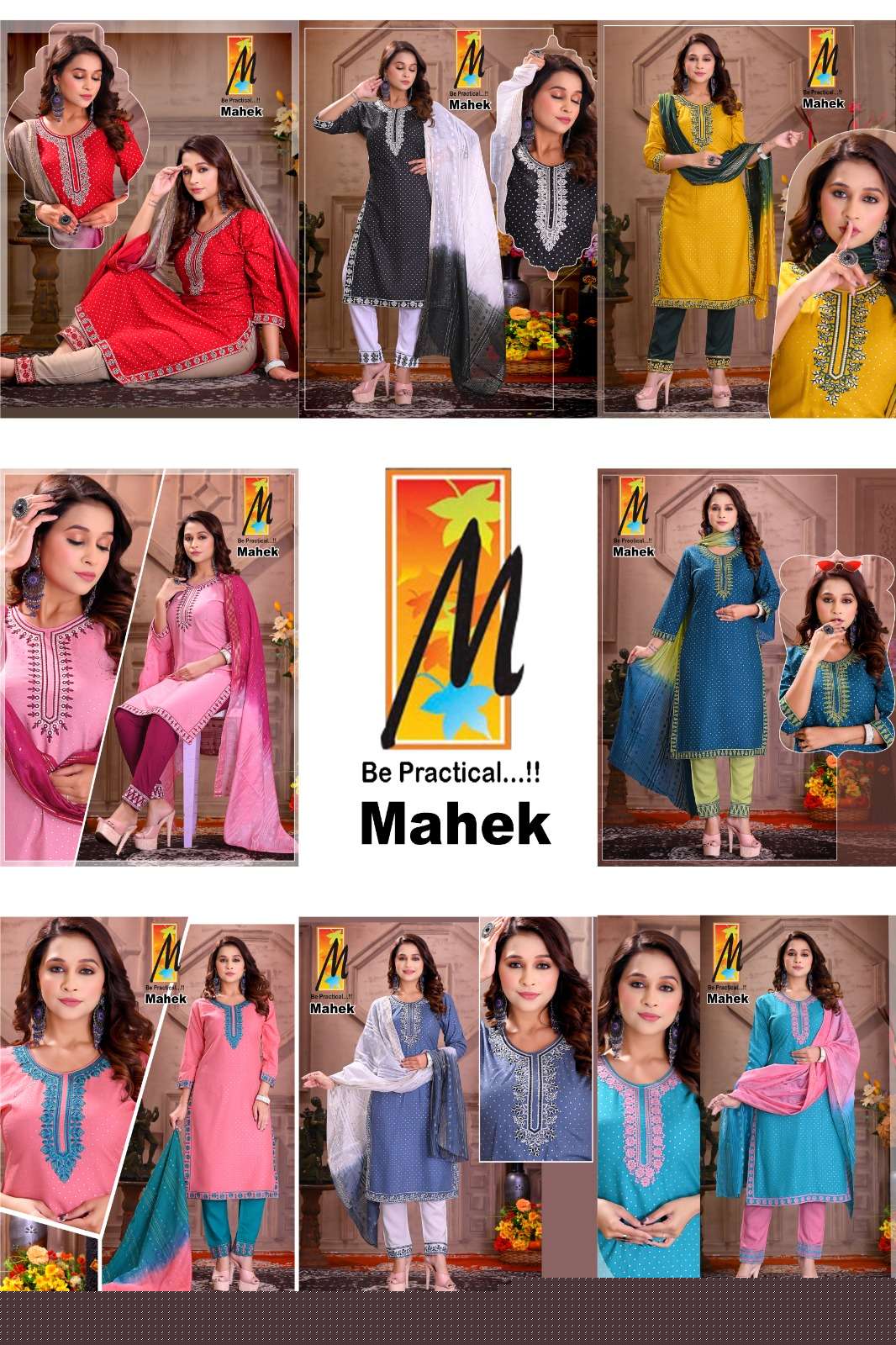 Mahek By Master 01 To 08 Series Beautiful Stylish Suits Fancy Colorful Casual Wear & Ethnic Wear & Ready To Wear Rayon Dresses At Wholesale Price