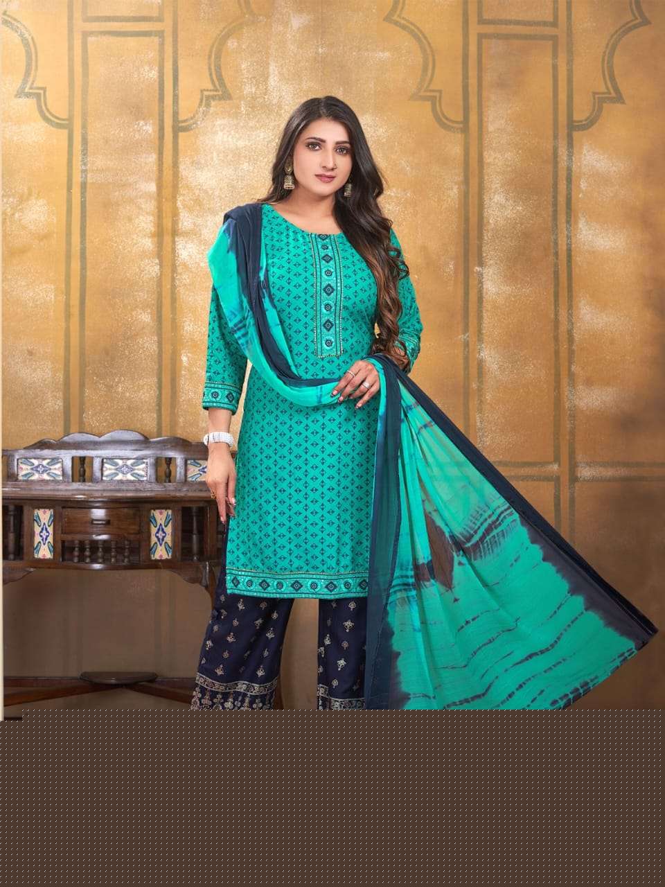 Chunri Vol-4 By Kinti 101 To 106 Series Beautiful Suits Colorful Stylish Fancy Casual Wear & Ethnic Wear Heavy Rayon Dresses At Wholesale Price