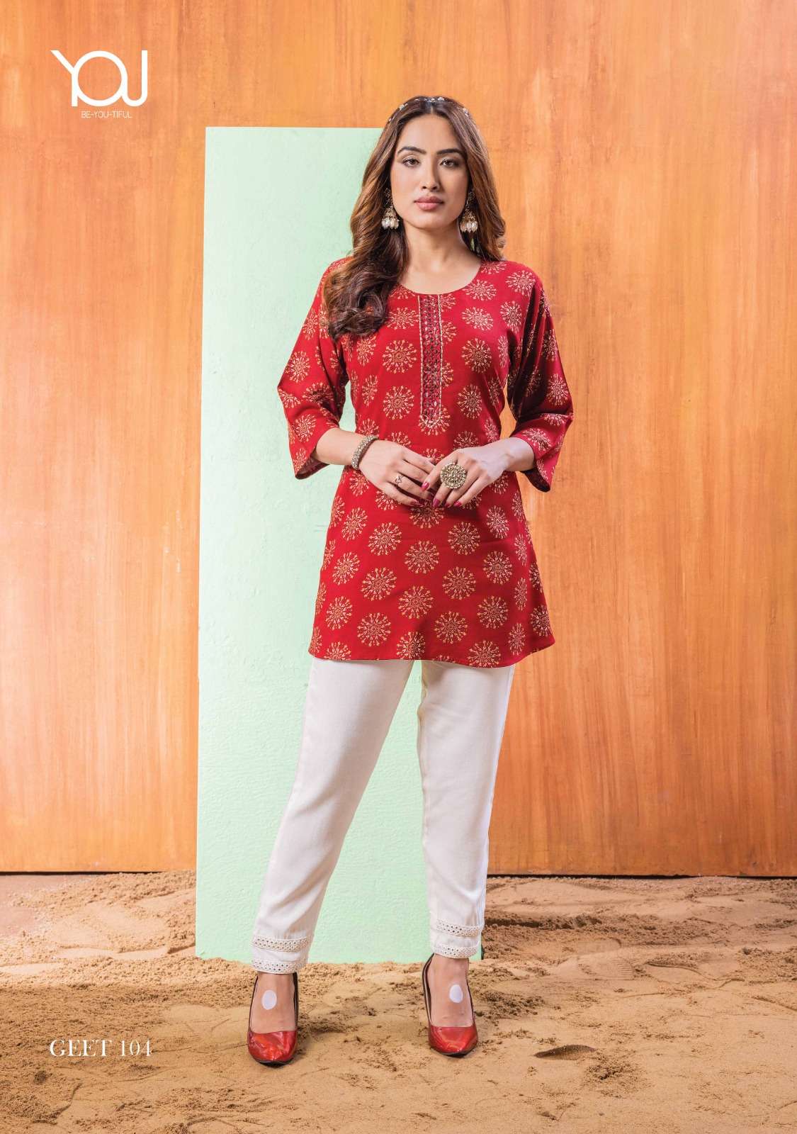 Geet By You 101 To 104 Series Designer Stylish Fancy Colorful Beautiful Party Wear & Ethnic Wear Collection Rayon Slub Tops At Wholesale Price