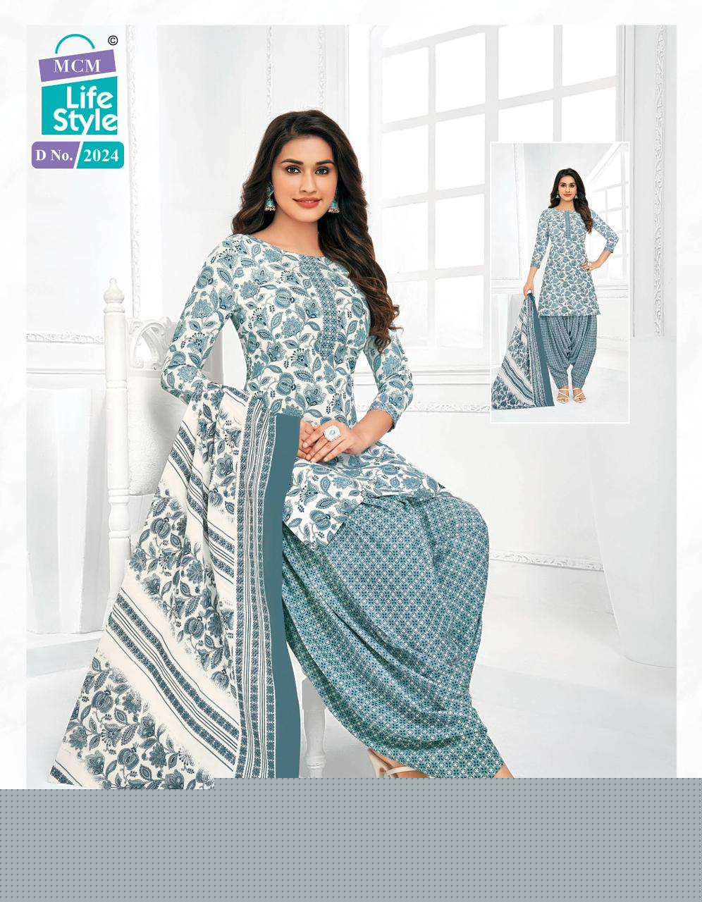 Priya Vol-20 By Mcm Lifestyle 2007 To 2039 Series Designer Festive Suits Beautiful Fancy Stylish Colorful Party Wear & Occasional Wear Pure Cambric Cotton Printed Dresses At Wholesale Price