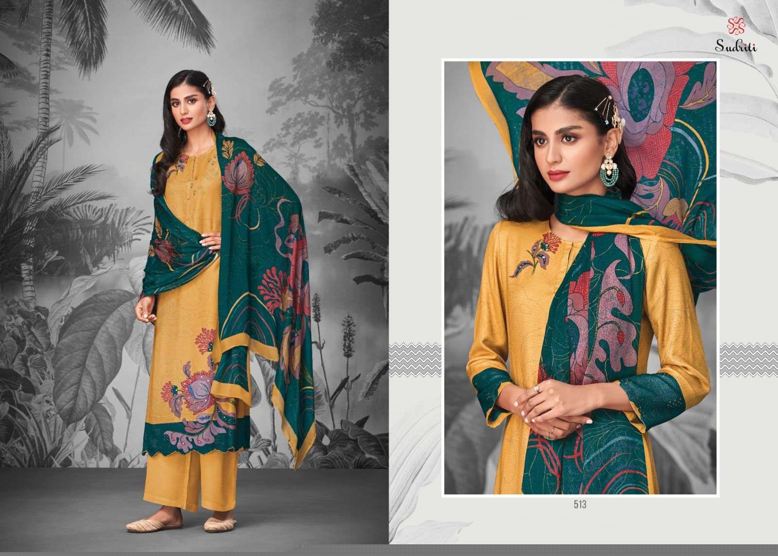 Alaric By Sudriti Beautiful Stylish Festive Suits Fancy Colorful Casual Wear & Ethnic Wear & Ready To Wear Cambric Cotton Print Dresses At Wholesale Price