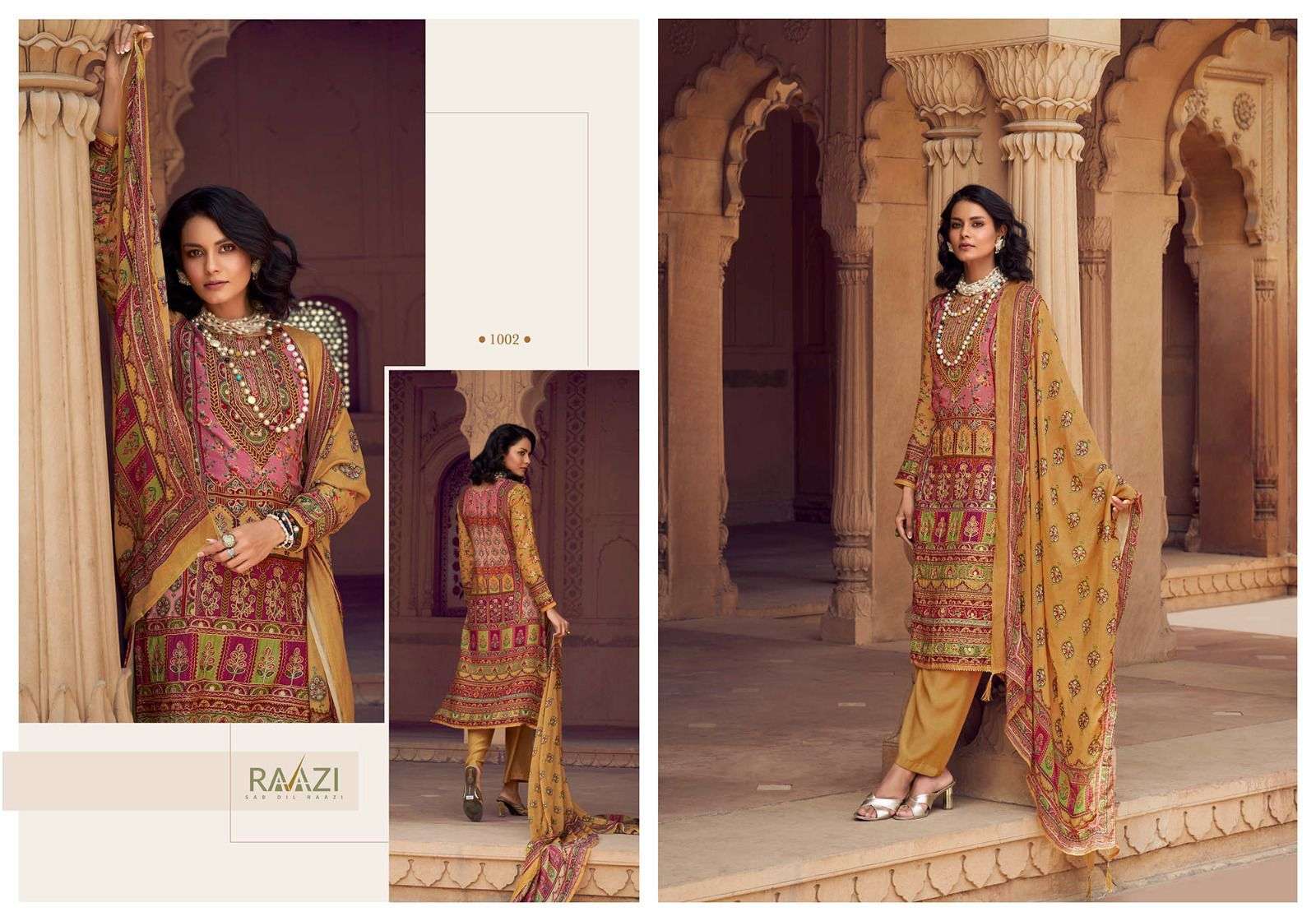 Falak By Rama Fashion 1001 To 1006 Series Beautiful Festive Suits Colorful Stylish Fancy Casual Wear & Ethnic Wear Premium Bemberg Muslin Dresses At Wholesale Price