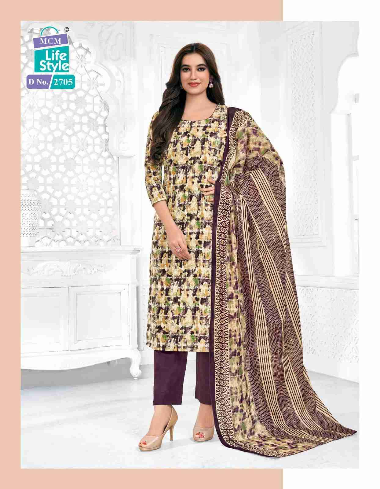 Priyalaxmi Vol-27 By Mcm Lifestyle 2700 To 2723 Series Beautiful Pakistani Suits Stylish Fancy Colorful Party Wear & Occasional Wear Heavy Cotton Dresses At Wholesale Price
