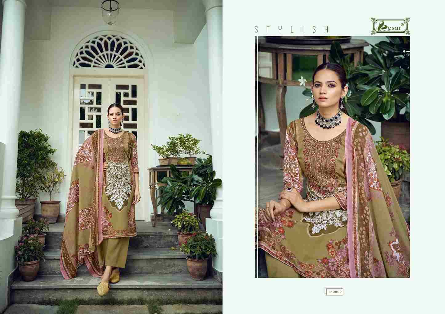 Selena By Kesar 180001 To 180006 Series Beautiful Festive Suits Stylish Fancy Colorful Party Wear & Occasional Wear Pure Lawn Cotton Dresses At Wholesale Price