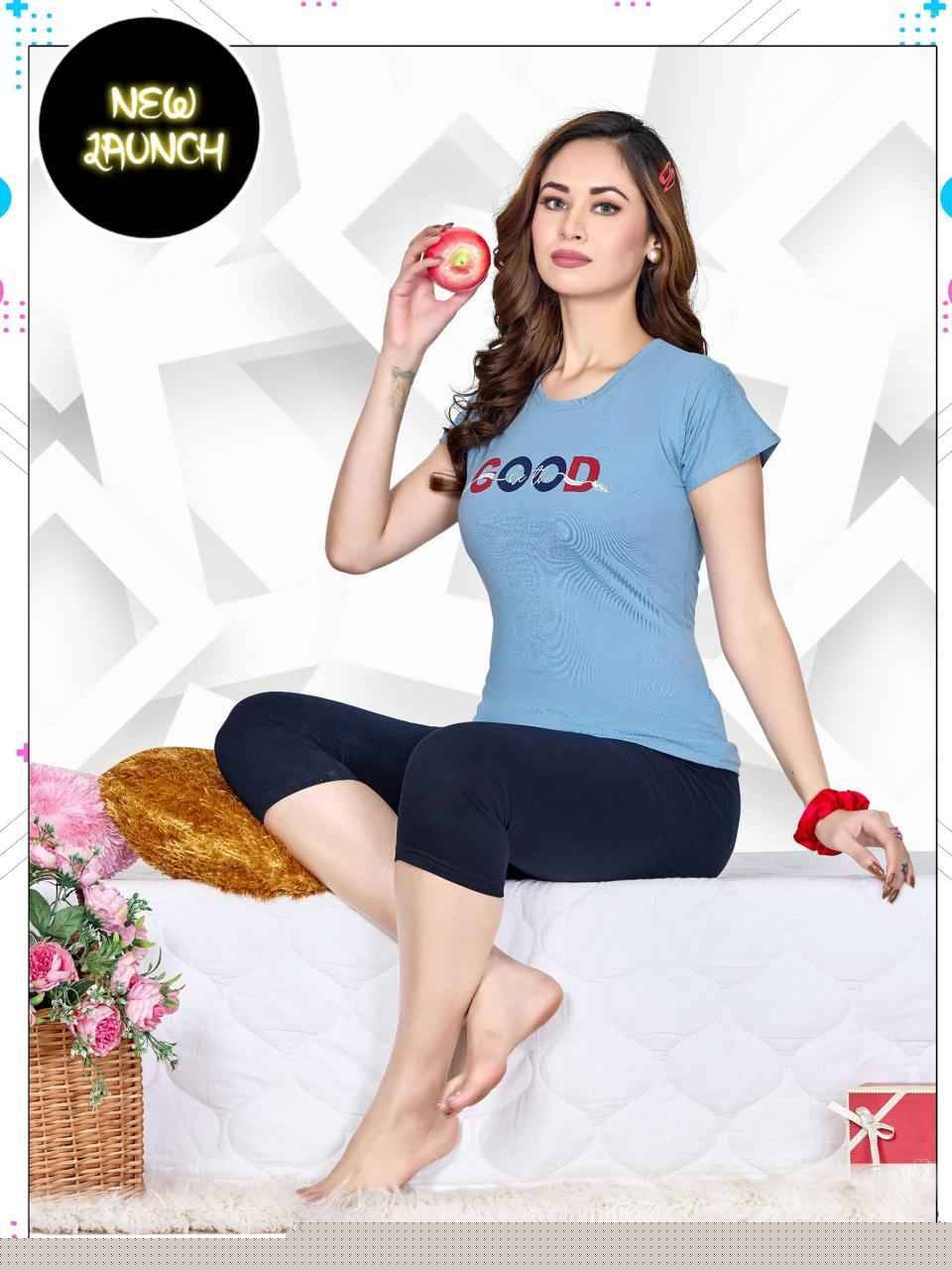 Summer Special Vol-2573 By Fashion Talk 2573-A To 2573-F Series Beautiful Stylish Fancy Colorful Casual Wear & Ethnic Wear Hosiery Cotton Night Suits At Wholesale Price