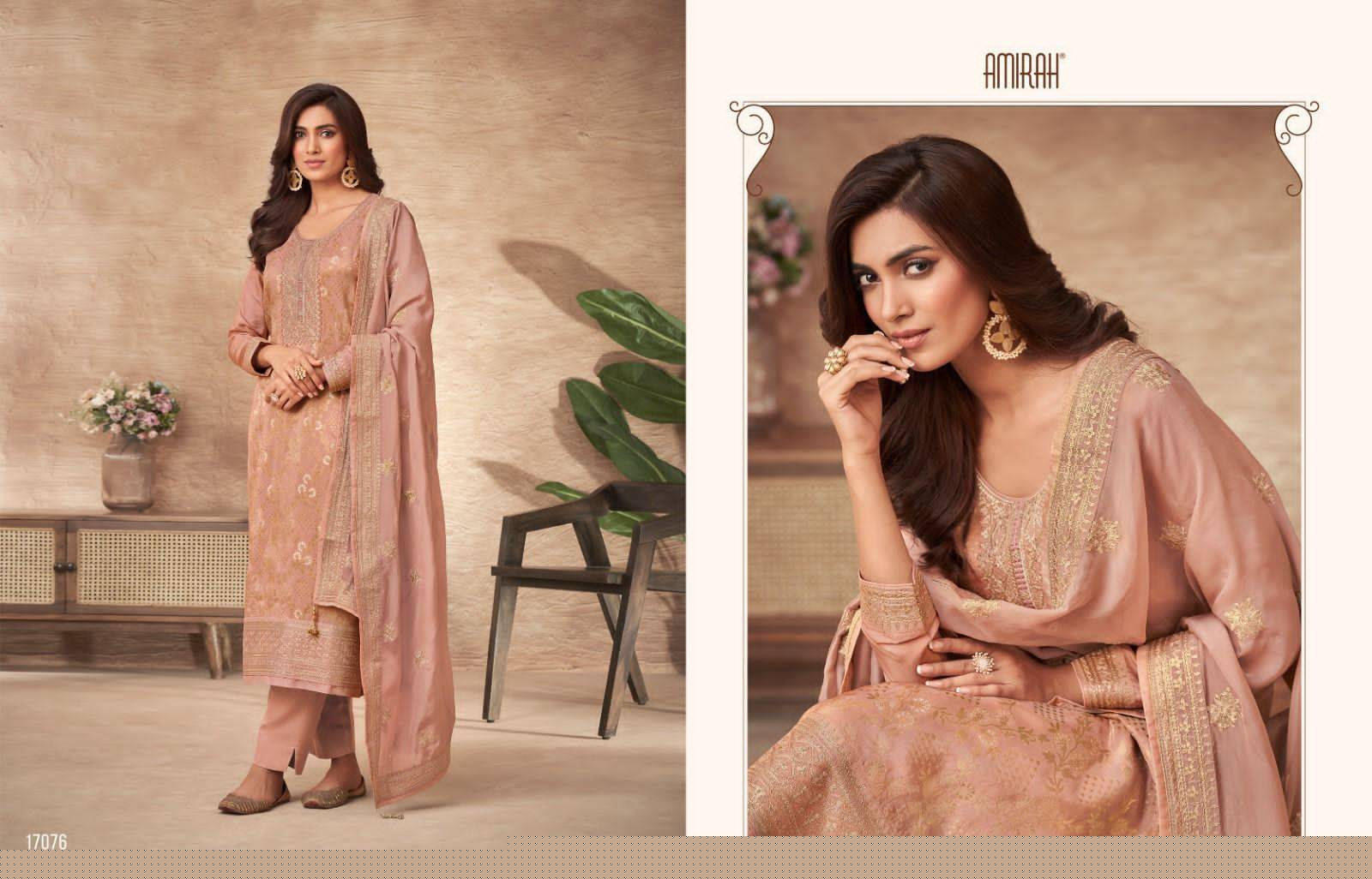 Sofia Vol-2 By Amirah 17071 To 17076 Series Beautiful Suits Colorful Stylish Fancy Casual Wear & Ethnic Wear Pure Viscose Dola Jacquard Dresses At Wholesale Price