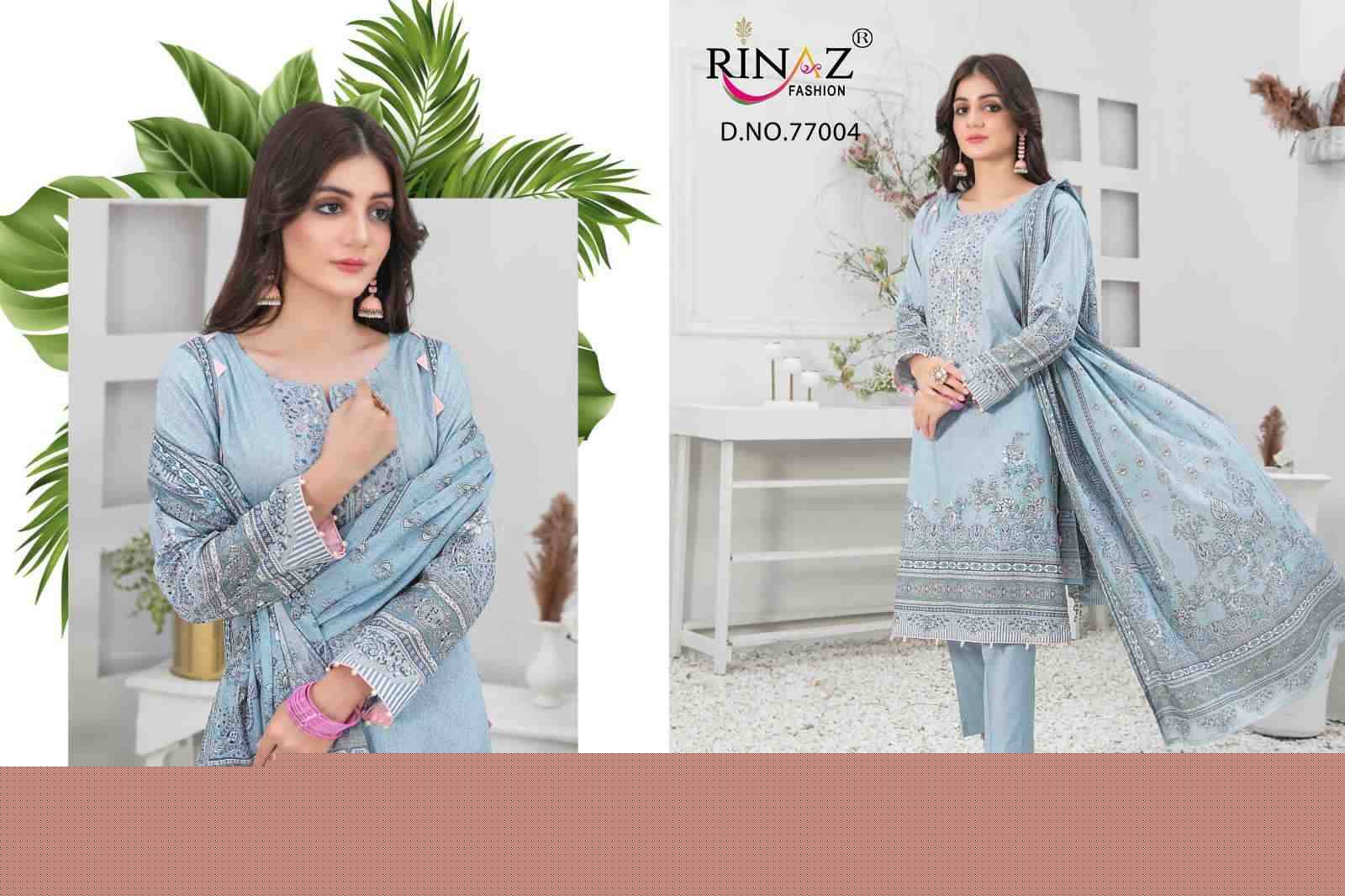 Mehmal Vol-2 By Rinaz Fashion 77001 To 77008 Series Beautiful Pakistani Suits Colorful Stylish Fancy Casual Wear & Ethnic Wear Cambric Cotton Print With Embroidered Dresses At Wholesale Price