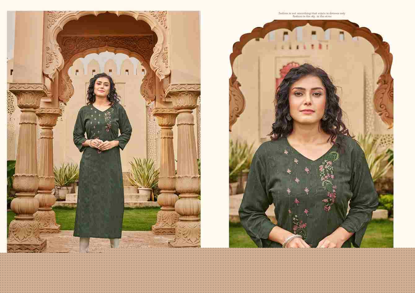 Gravity By Kalaroop 13612 To 13615 Series Designer Stylish Fancy Colorful Beautiful Party Wear & Ethnic Wear Collection Heavy Rayon Embroidered Kurtis At Wholesale Price