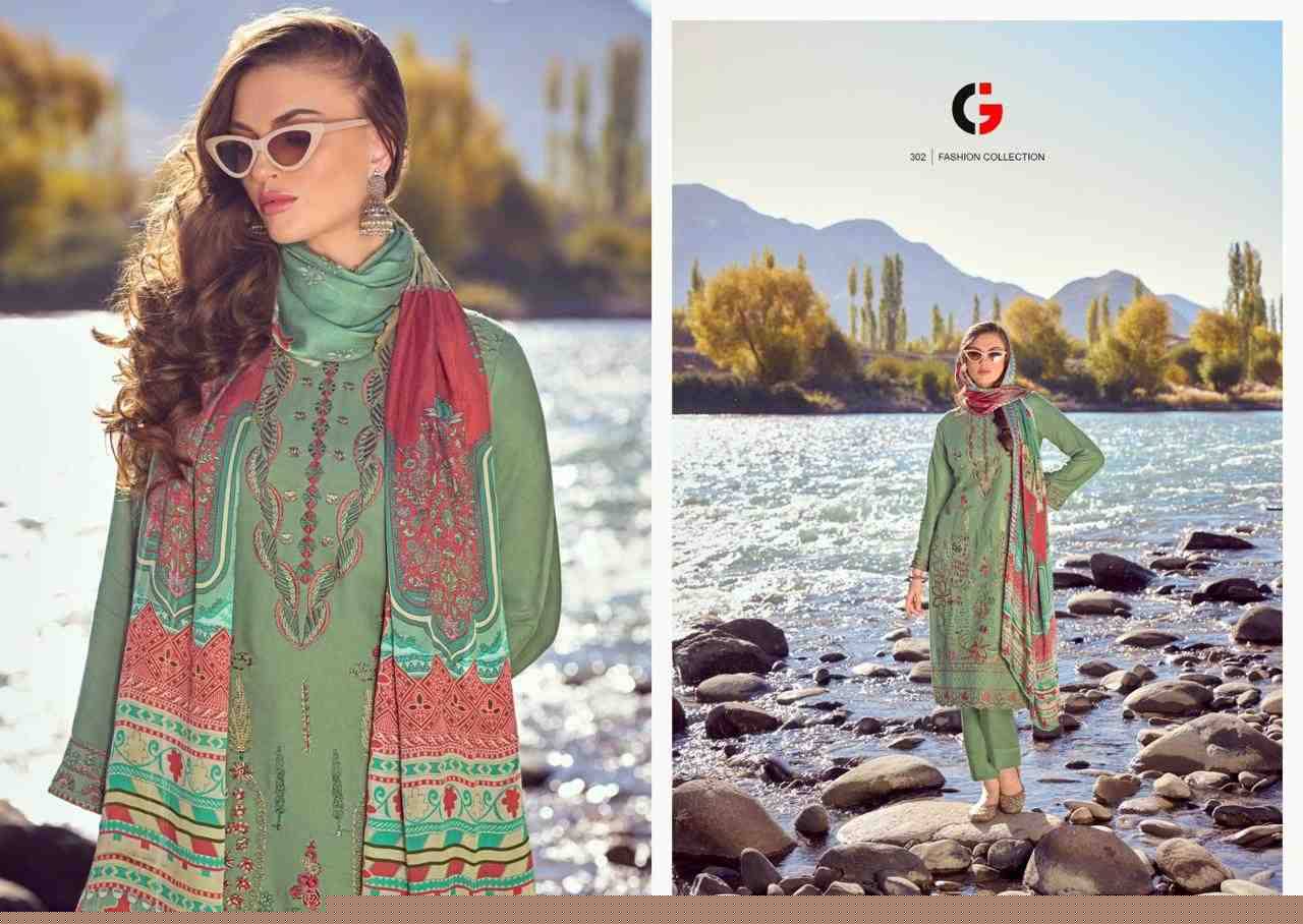 Rezam By Gull Jee 301 To 306 Series Beautiful Festive Suits Stylish Fancy Colorful Party Wear & Occasional Wear Viscose Pashmina Embroidered Dresses At Wholesale Price