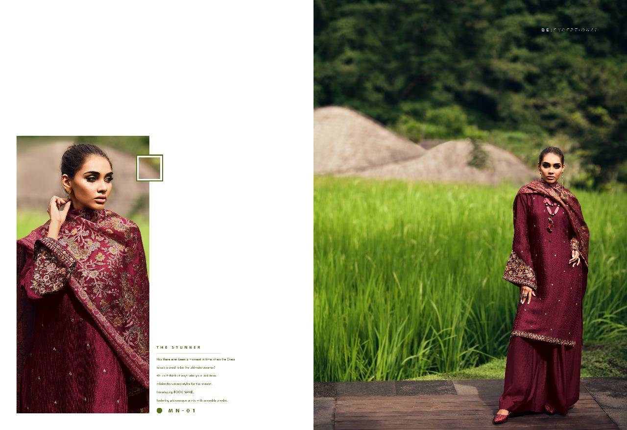 Mahnoor By Varsha 01 To 08 Series Beautiful Festive Suits Colorful Stylish Fancy Casual Wear & Ethnic Wear Muslin Embroidered Dresses At Wholesale Price