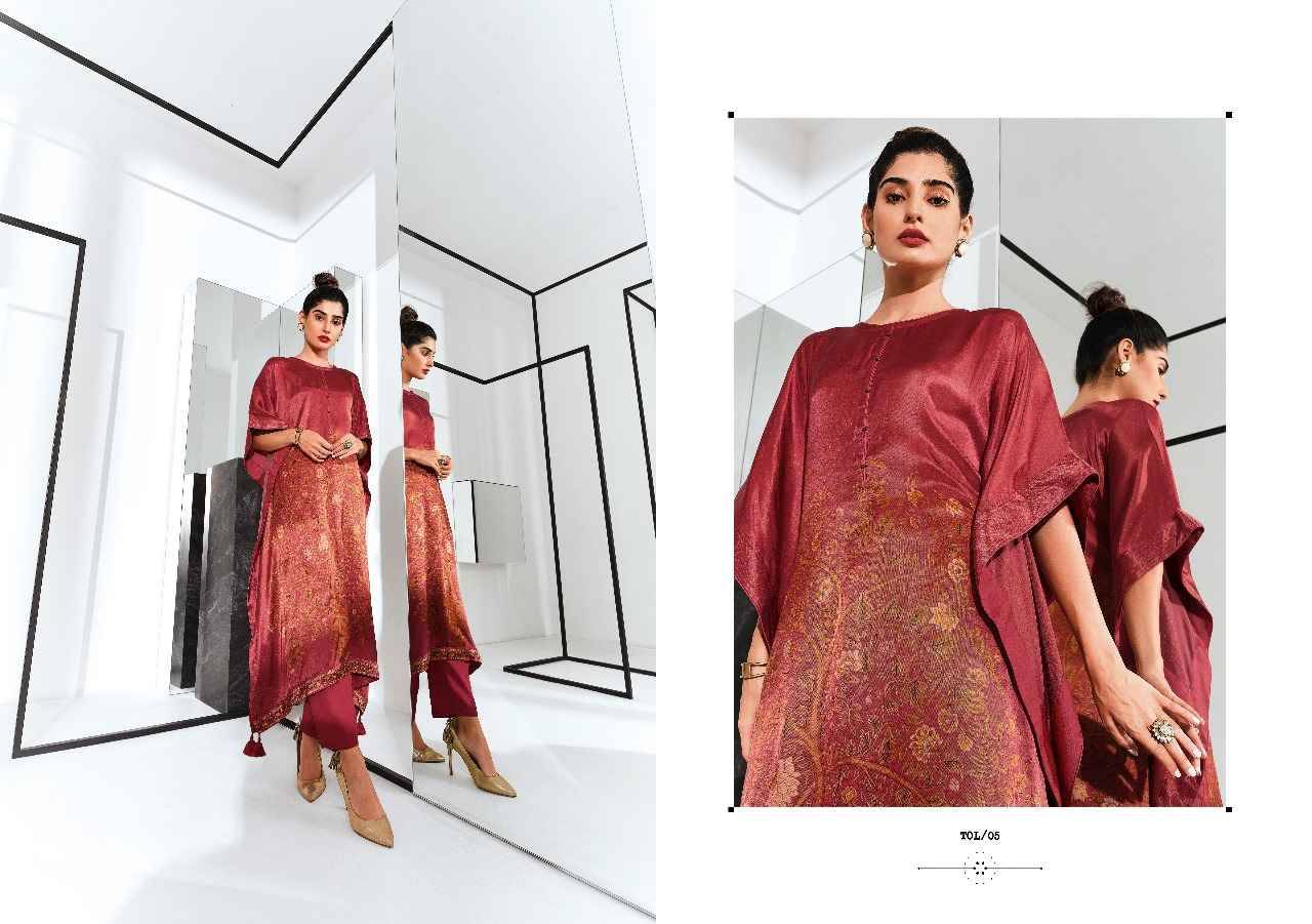Tree Of Life By Varshaa 01 To 05 Series Designer Stylish Fancy Colorful Beautiful Party Wear & Ethnic Wear Collection Silk Kaftan With Bottom At Wholesale Price