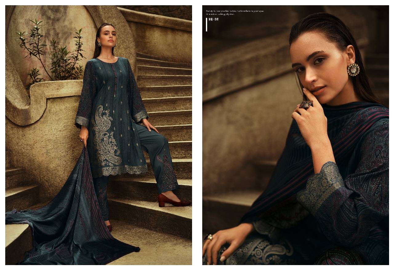Rashaqat By Varsha 01 To 07 Series Designer Festive Suits Beautiful Stylish Colorful Fancy Party Wear & Occasional Wear Silk Digital Print Dresses At Wholesale Price
