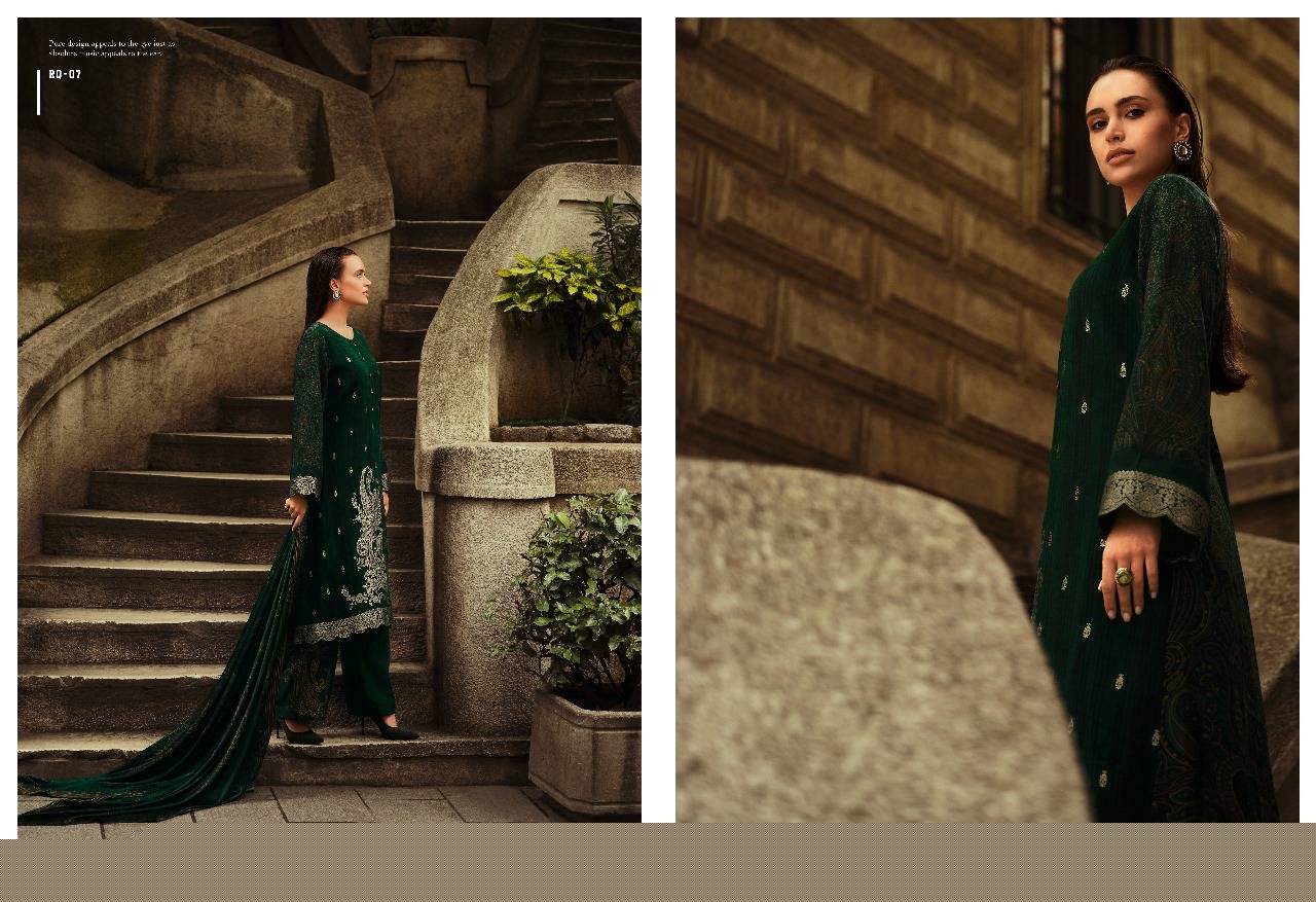 Rashaqat By Varsha 01 To 07 Series Designer Festive Suits Beautiful Stylish Colorful Fancy Party Wear & Occasional Wear Silk Digital Print Dresses At Wholesale Price