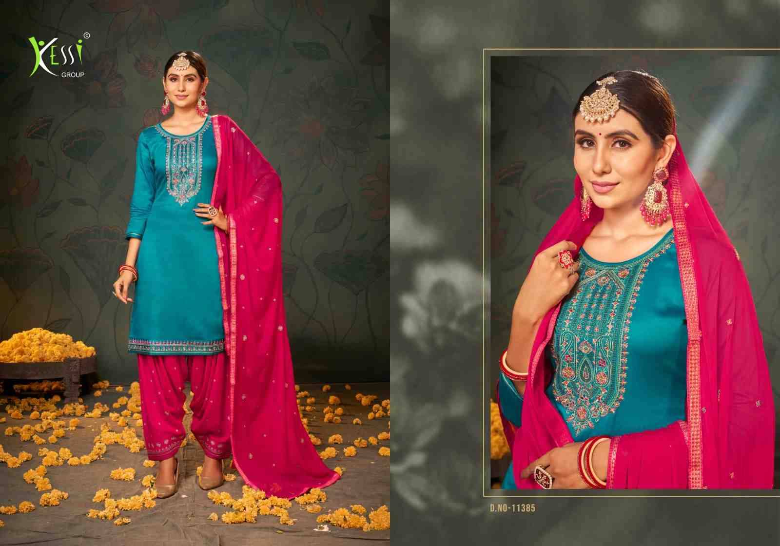 Patiala House Vol-95 By Kessi Fabrics 11381 To 11386 Series Beautiful Patiyala Suits Colorful Stylish Fancy Casual Wear & Ethnic Wear Pure Jam Cotton With Work Dresses At Wholesale Price