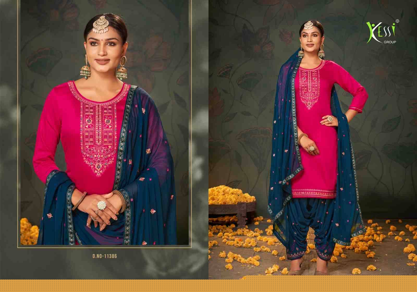 Patiala House Vol-95 By Kessi Fabrics 11381 To 11386 Series Beautiful Patiyala Suits Colorful Stylish Fancy Casual Wear & Ethnic Wear Pure Jam Cotton With Work Dresses At Wholesale Price