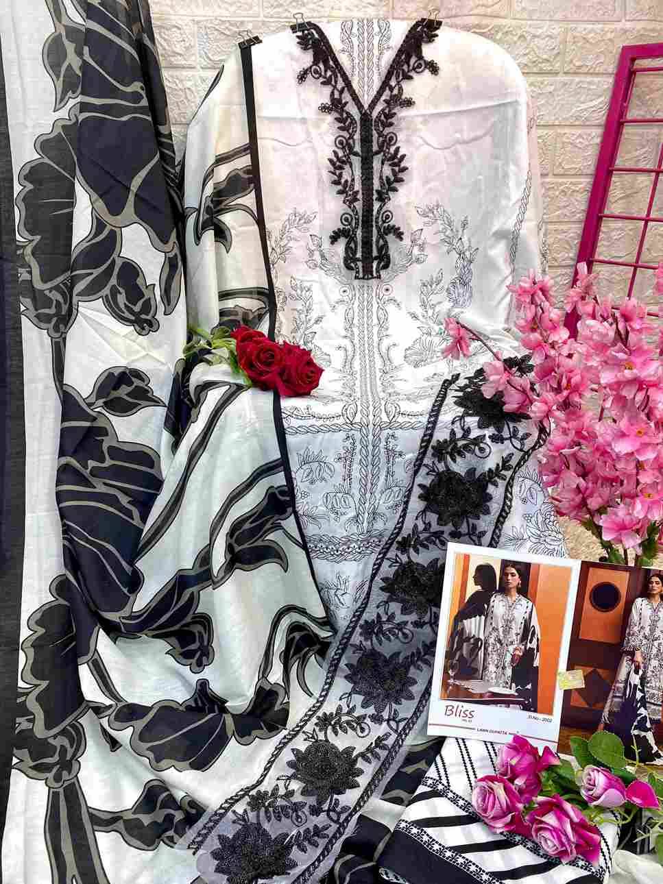 Bliss Vol-2 By Shraddha Designer 2001 To 2006 Series Beautiful Festive Suits Colorful Stylish Fancy Casual Wear & Ethnic Wear Lawn Cotton Embroidered Dresses At Wholesale Price