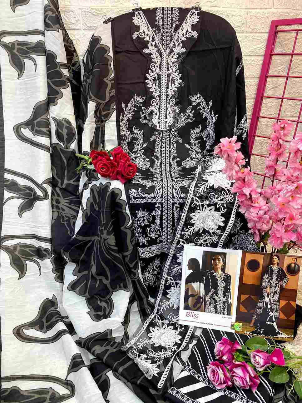 Bliss Vol-2 By Shraddha Designer 2001 To 2006 Series Beautiful Festive Suits Colorful Stylish Fancy Casual Wear & Ethnic Wear Lawn Cotton Embroidered Dresses At Wholesale Price