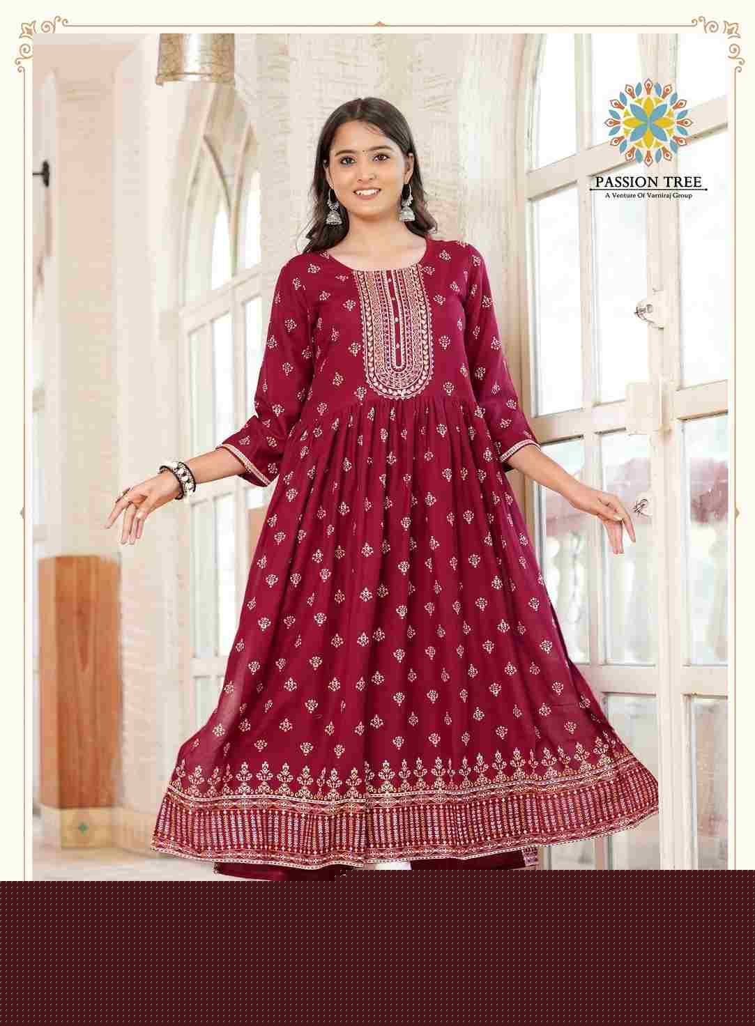 Fashion Bella Vol-1 By Passion Tree 1001 To 1008 Series Designer Festive Suits Collection Beautiful Stylish Fancy Colorful Party Wear & Occasional Wear Rayon Slub Kurtis At Wholesale Price