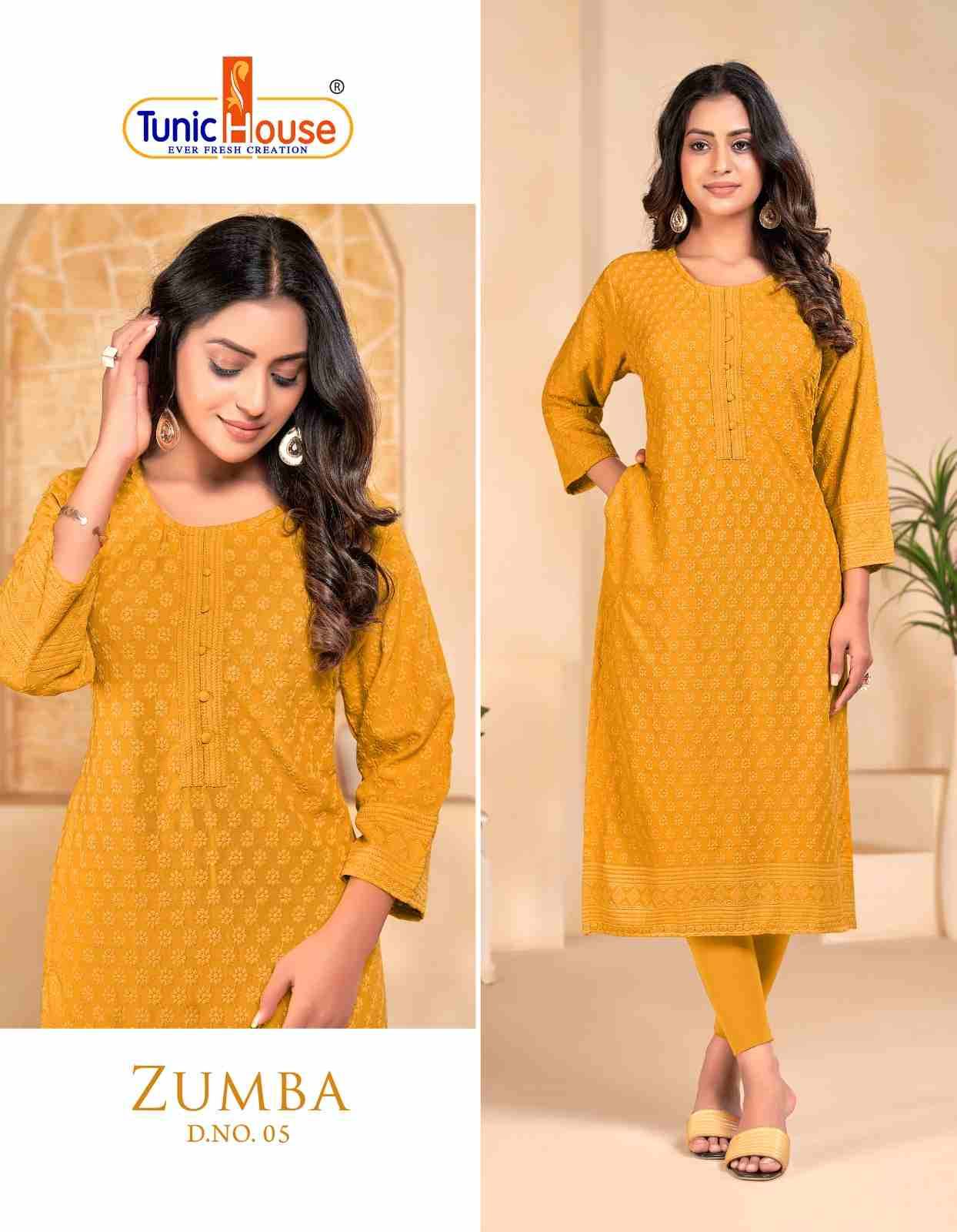 Zumba By Tunic House 01 To 15 Series Designer Stylish Fancy Colorful Beautiful Party Wear & Ethnic Wear Collection Viscose Rayon Kurtis At Wholesale Price