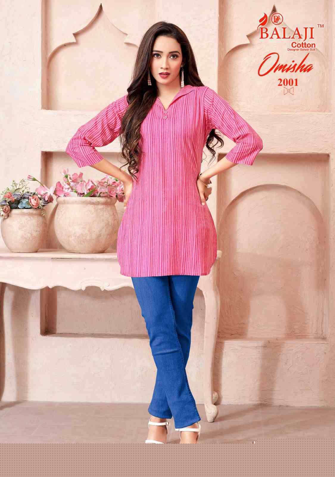 Omisha Vol-2 By Balaji Cotton 2001 To 2010 Series Designer Stylish Fancy Colorful Beautiful Party Wear & Ethnic Wear Collection Heavy Cotton Printed Kurtis At Wholesale Price