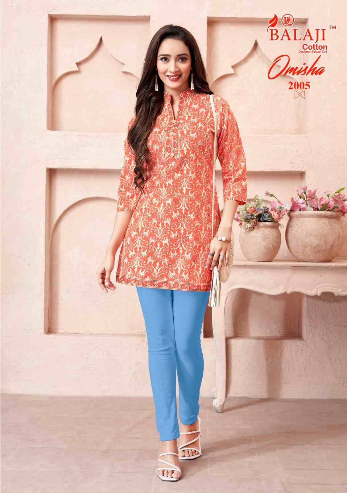 Omisha Vol-2 By Balaji Cotton 2001 To 2010 Series Designer Stylish Fancy Colorful Beautiful Party Wear & Ethnic Wear Collection Heavy Cotton Printed Kurtis At Wholesale Price