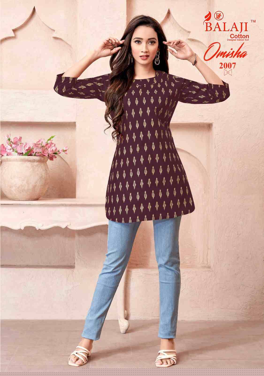 Omisha Vol-2 By Balaji Cotton 2001 To 2010 Series Designer Stylish Fancy Colorful Beautiful Party Wear & Ethnic Wear Collection Heavy Cotton Printed Kurtis At Wholesale Price