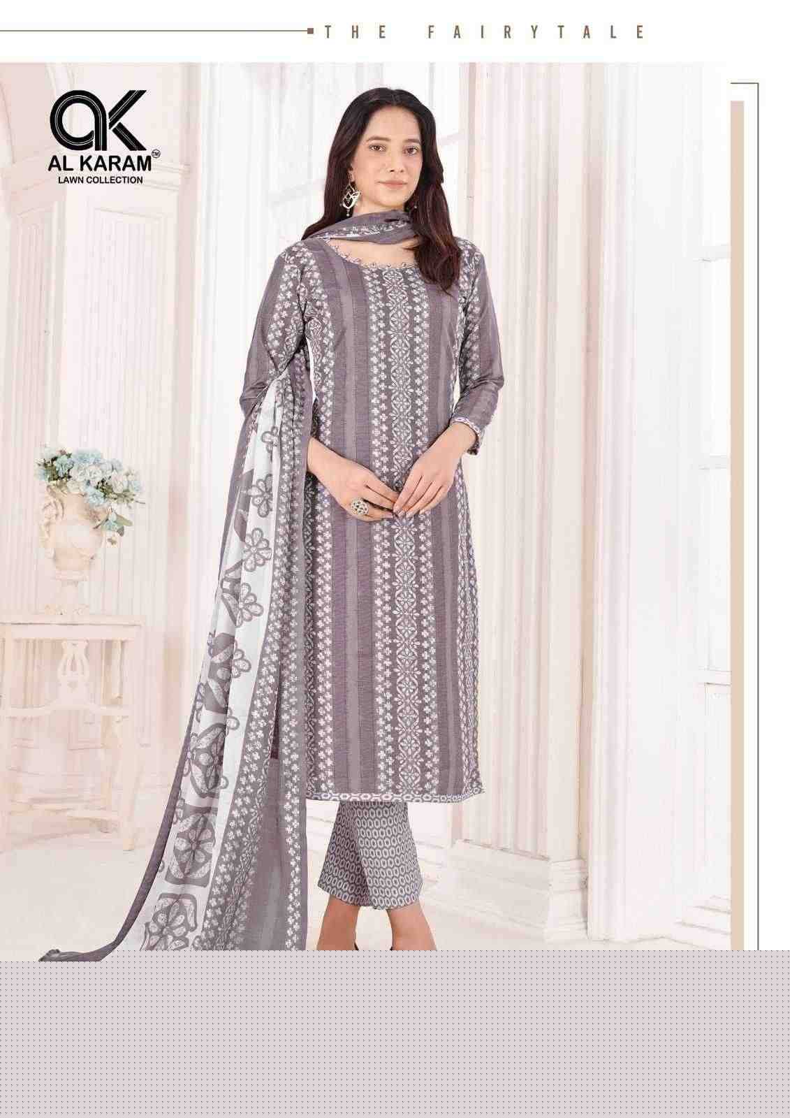 Tamanna By Al Karam Lawn Collection 1001 To 1010 Series Beautiful Festive Suits Stylish Fancy Colorful Casual Wear & Ethnic Wear Pure Cotton Print Dresses At Wholesale Price