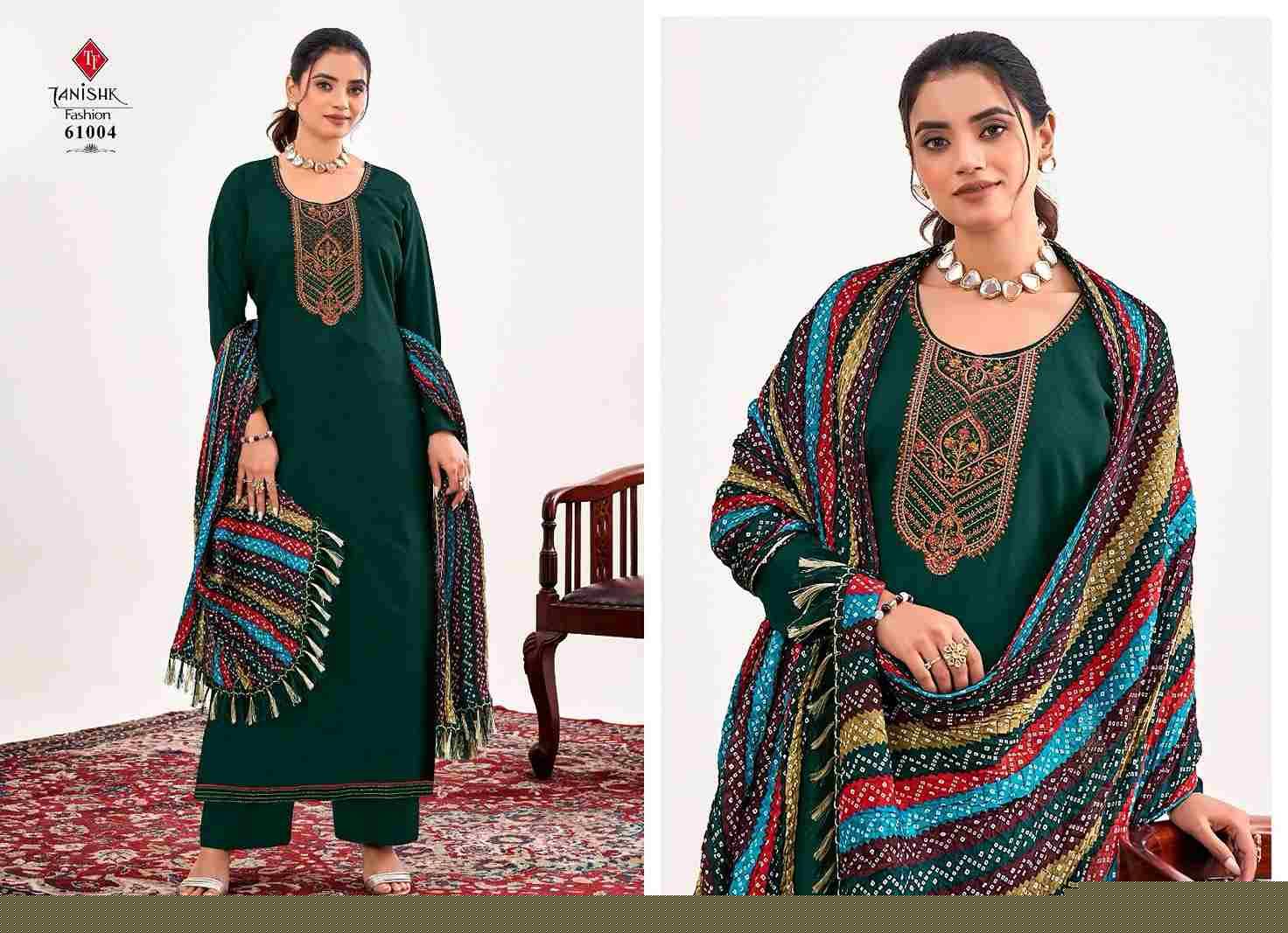Nihar By Tanishk Fashion 61001 To 61008 Series Beautiful Festive Suits Colorful Stylish Fancy Casual Wear & Ethnic Wear Rayon Slub Print Dresses At Wholesale Price