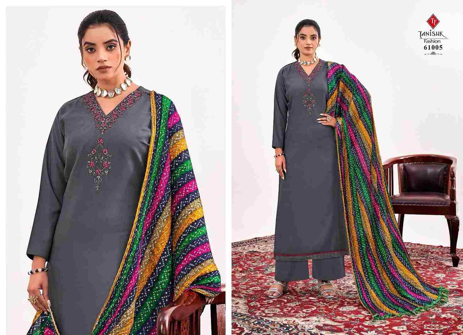 Nihar By Tanishk Fashion 61001 To 61008 Series Beautiful Festive Suits Colorful Stylish Fancy Casual Wear & Ethnic Wear Rayon Slub Print Dresses At Wholesale Price