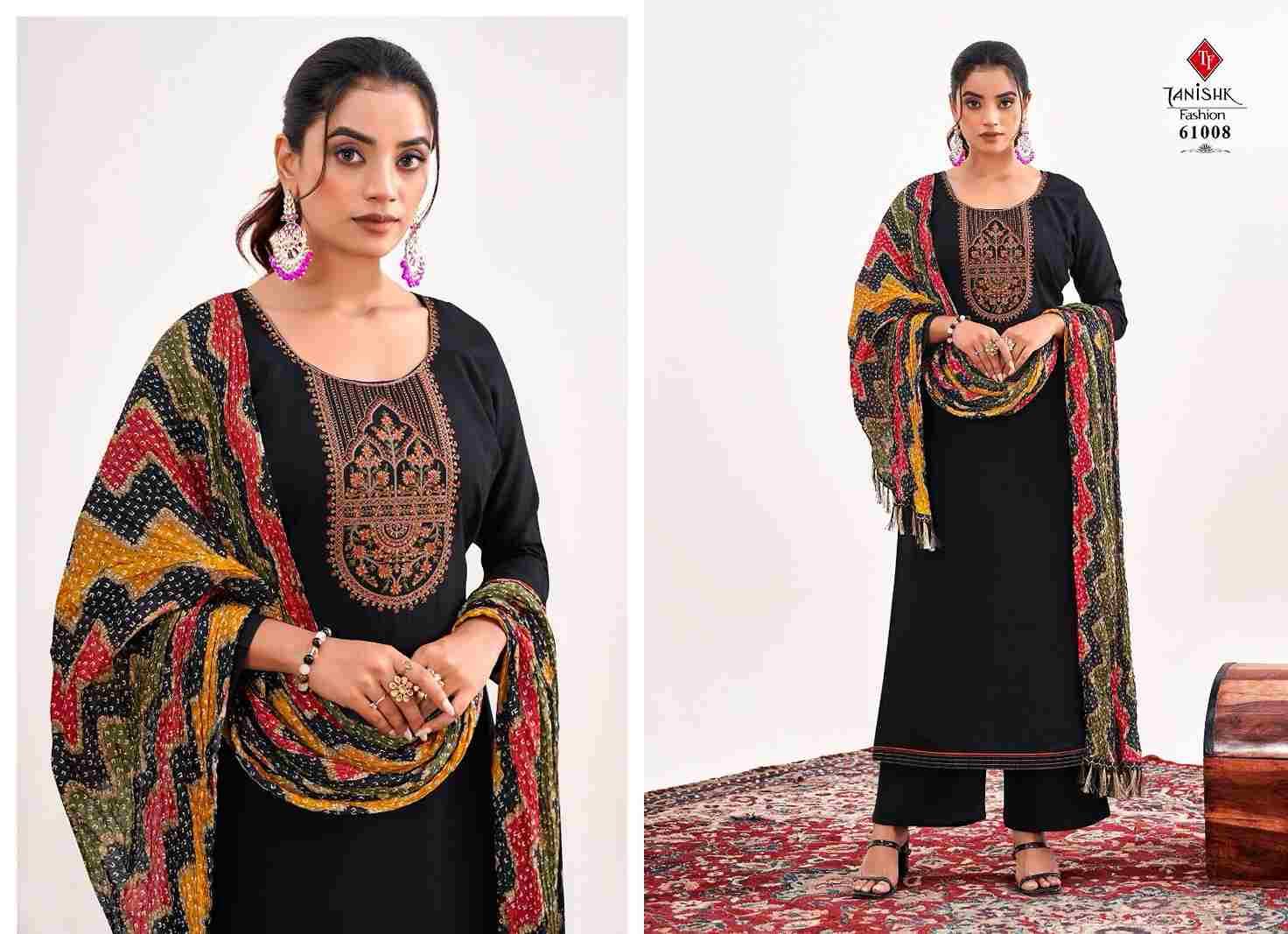 Nihar By Tanishk Fashion 61001 To 61008 Series Beautiful Festive Suits Colorful Stylish Fancy Casual Wear & Ethnic Wear Rayon Slub Print Dresses At Wholesale Price