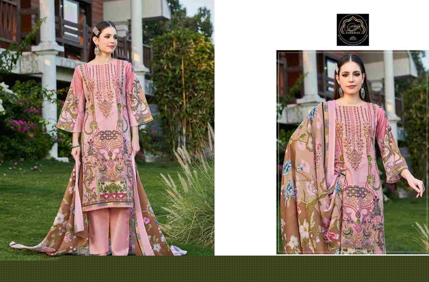 Naira Vol-1 By Firdous 1001 To 1006 Series Beautiful Suits Colorful Stylish Fancy Casual Wear & Ethnic Wear Pure Cotton Print Dresses At Wholesale Price