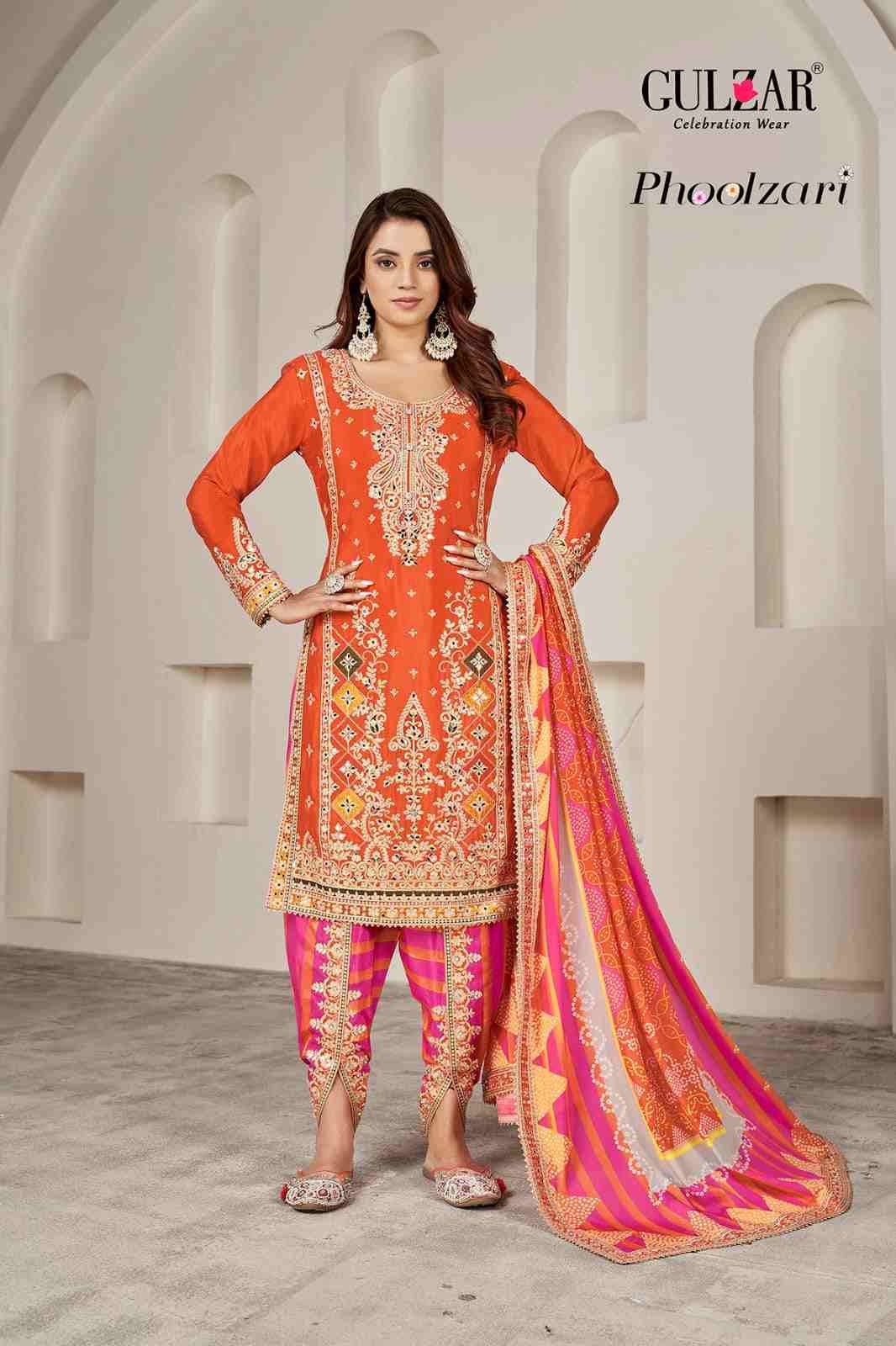 Phoolzari By Gulzar 2081 To 2084 Series Beautiful Festive Suits Colorful Stylish Fancy Casual Wear & Ethnic Wear Chinnon Dresses At Wholesale Price