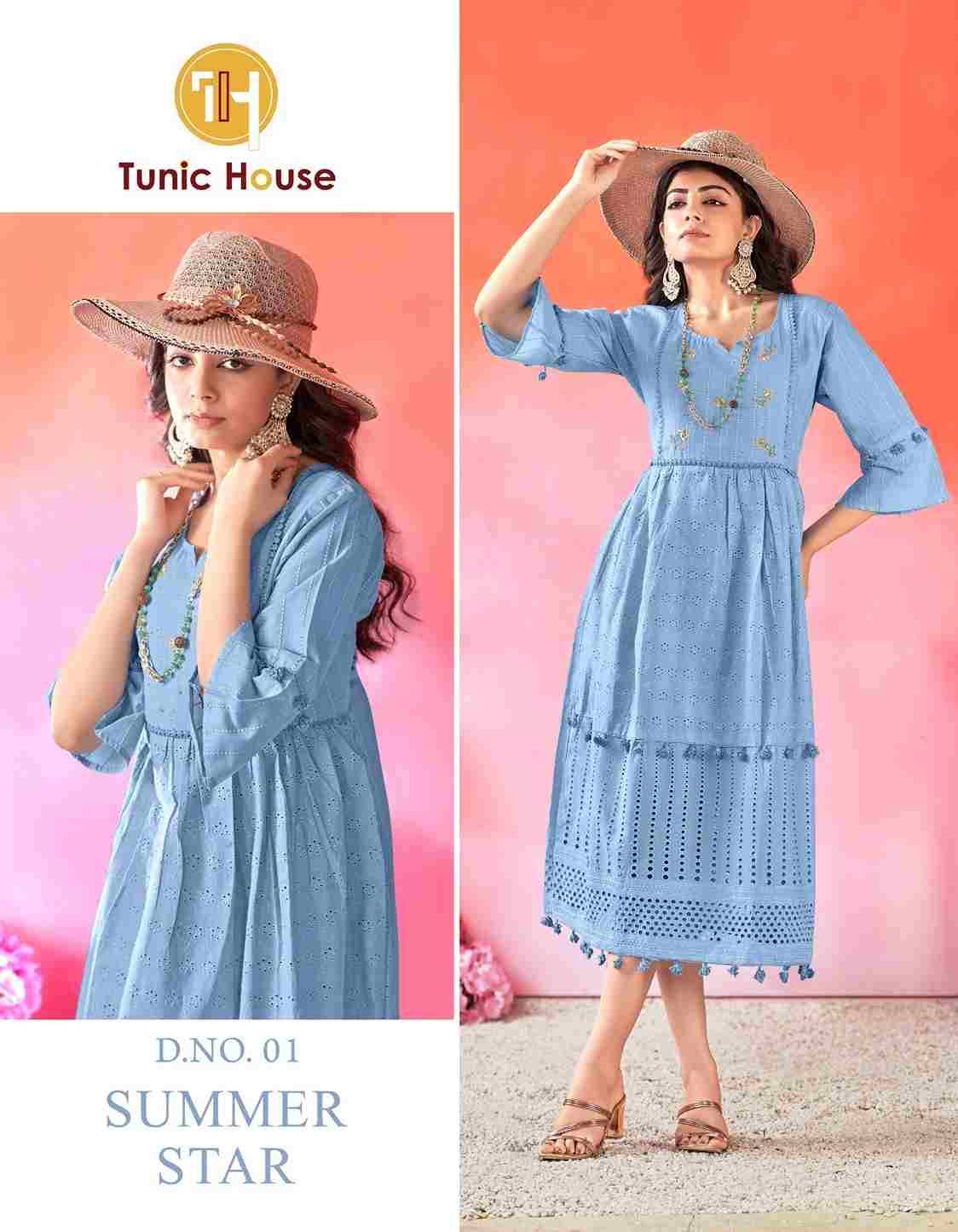 Summer Star By Tunic House 01 To 08 Series Designer Stylish Fancy Colorful Beautiful Party Wear & Ethnic Wear Collection Cotton Print Kurtis At Wholesale Price