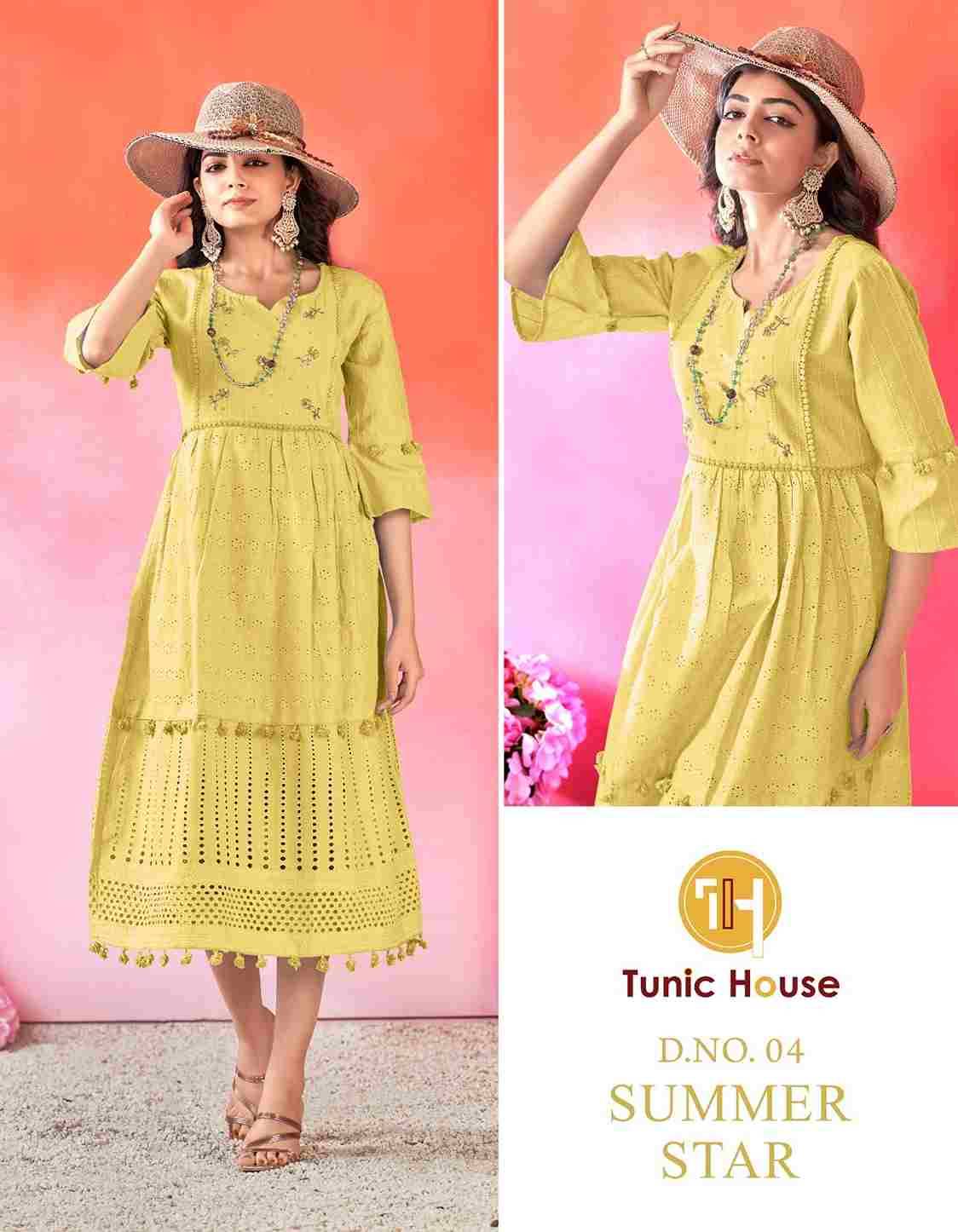 Summer Star By Tunic House 01 To 08 Series Designer Stylish Fancy Colorful Beautiful Party Wear & Ethnic Wear Collection Cotton Print Kurtis At Wholesale Price