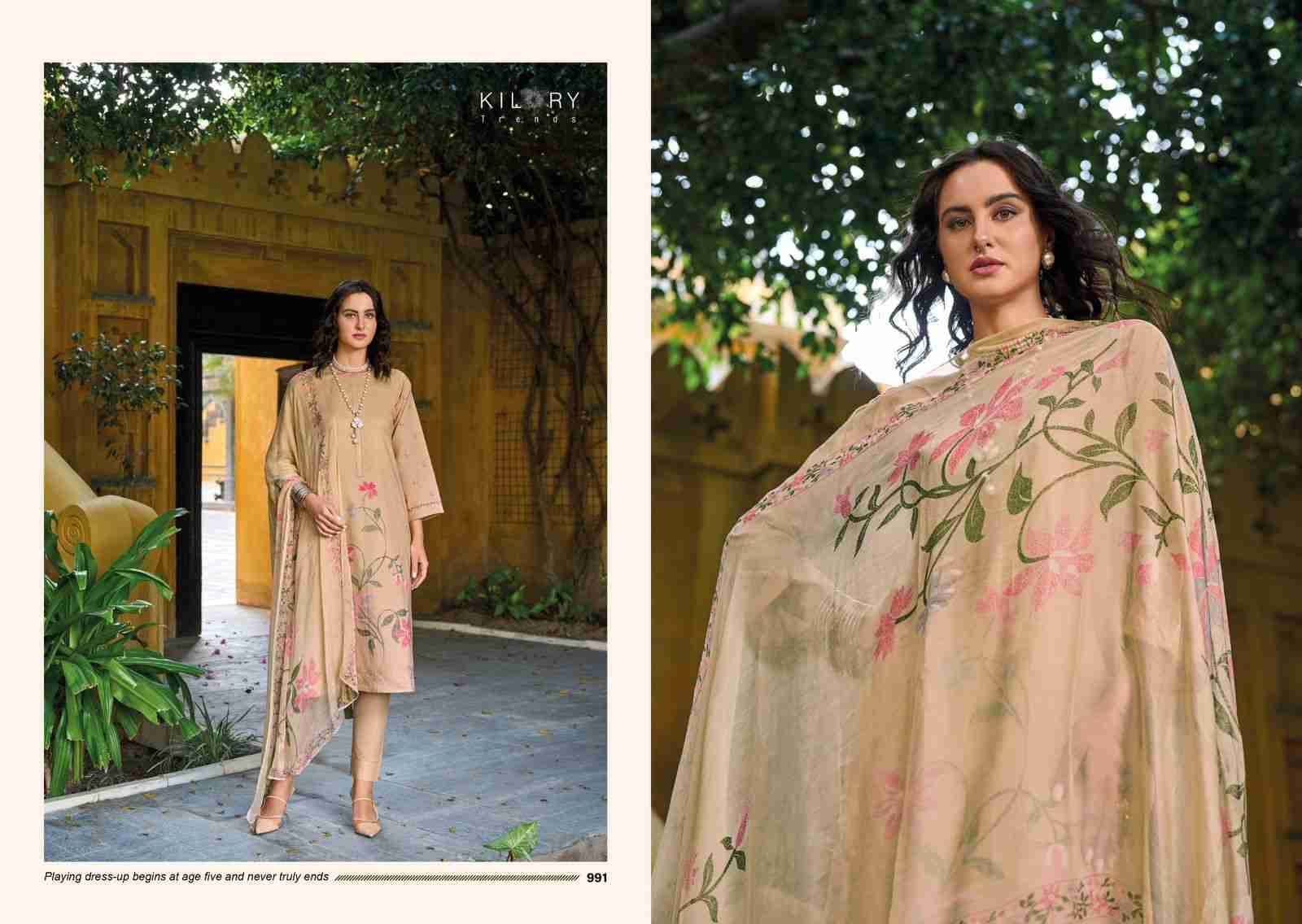 Zarina By Kilory 991 To 998 Series Beautiful Festive Suits Colorful Stylish Fancy Casual Wear & Ethnic Wear Pure Lawn Cotton Digital Print Dresses At Wholesale Price