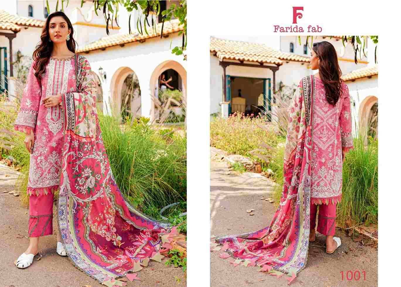 Concept-A By Farida Fab 1001 To 1006 Series Beautiful Festive Suits Stylish Fancy Colorful Casual Wear & Ethnic Wear Pure Cotton Print Dresses At Wholesale Price